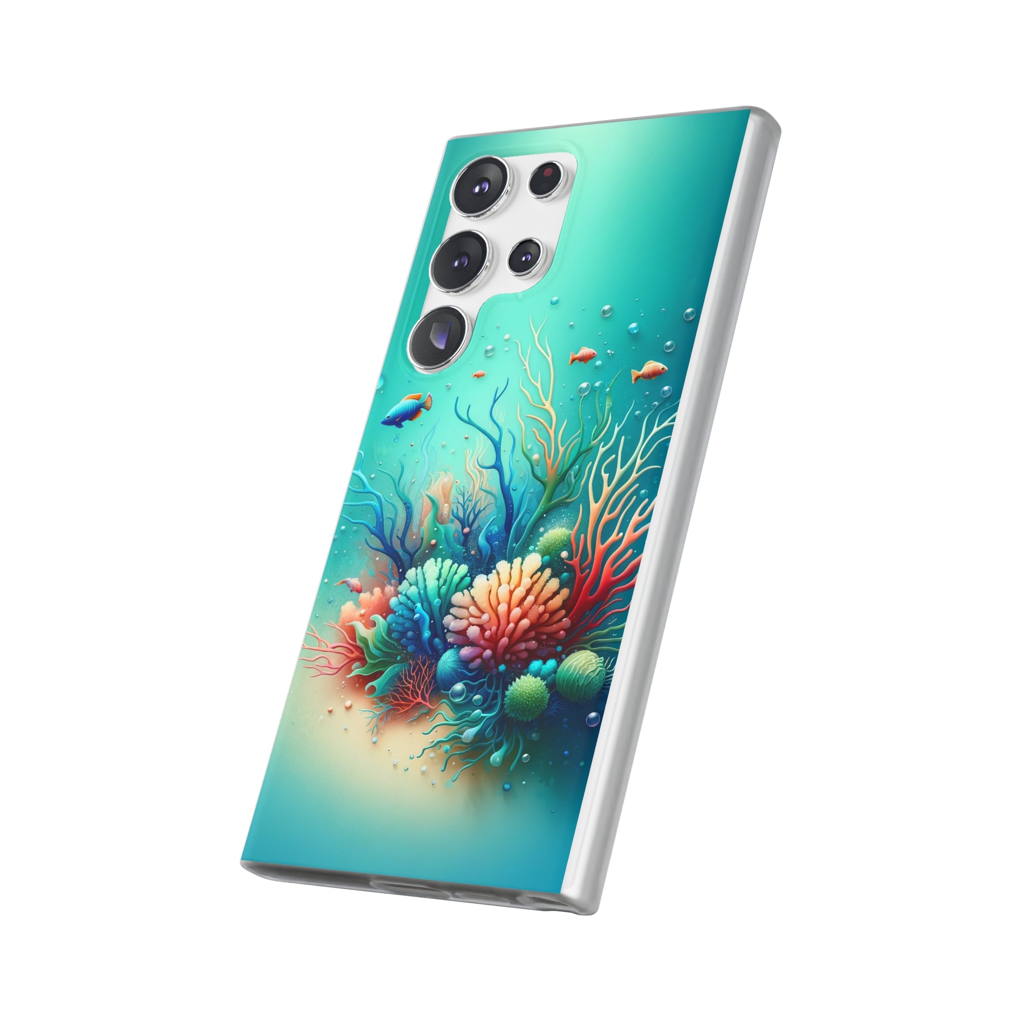 Fish around coral reef - Flexi Case (Samsung only)