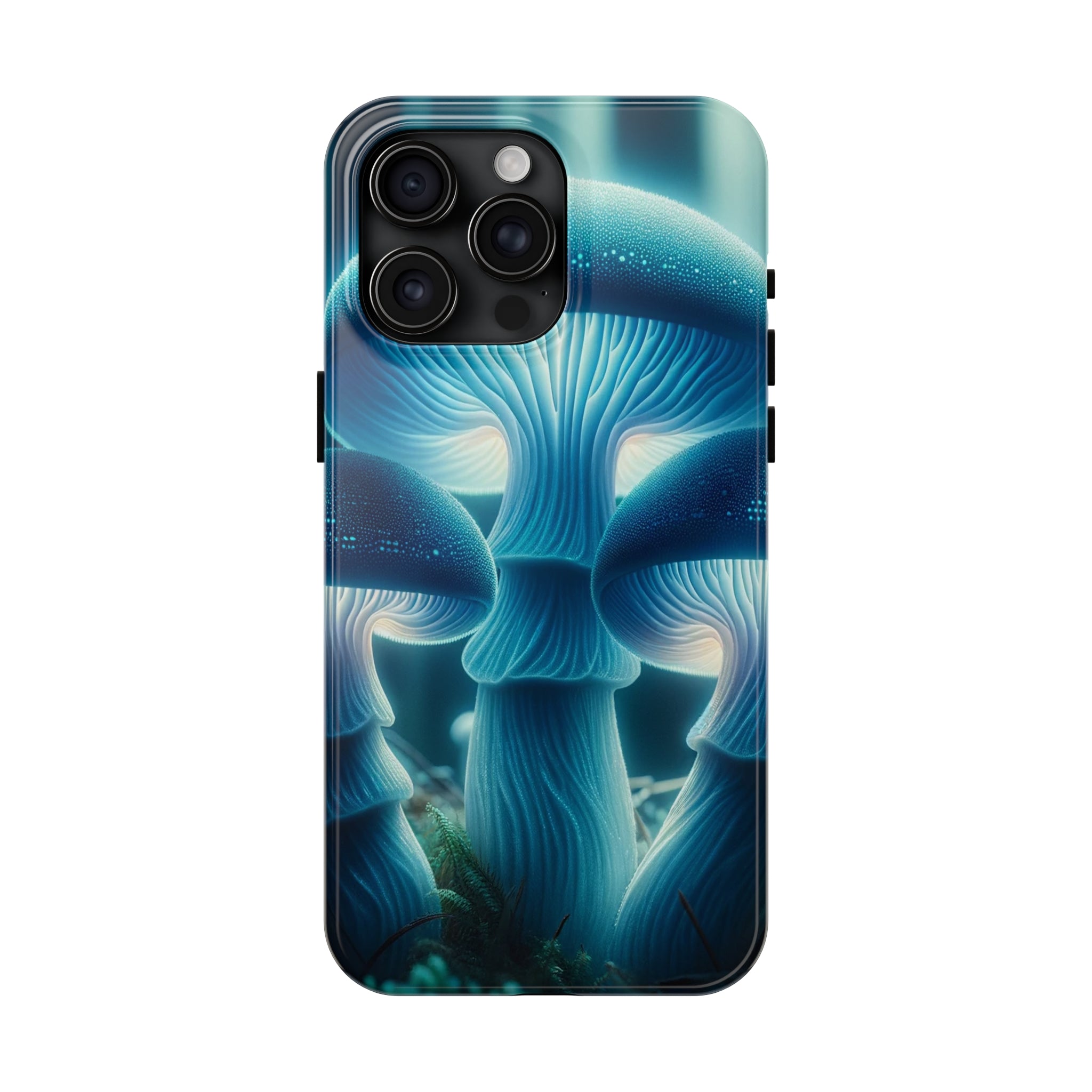 Blue Mushrooms - Tough Phone Case