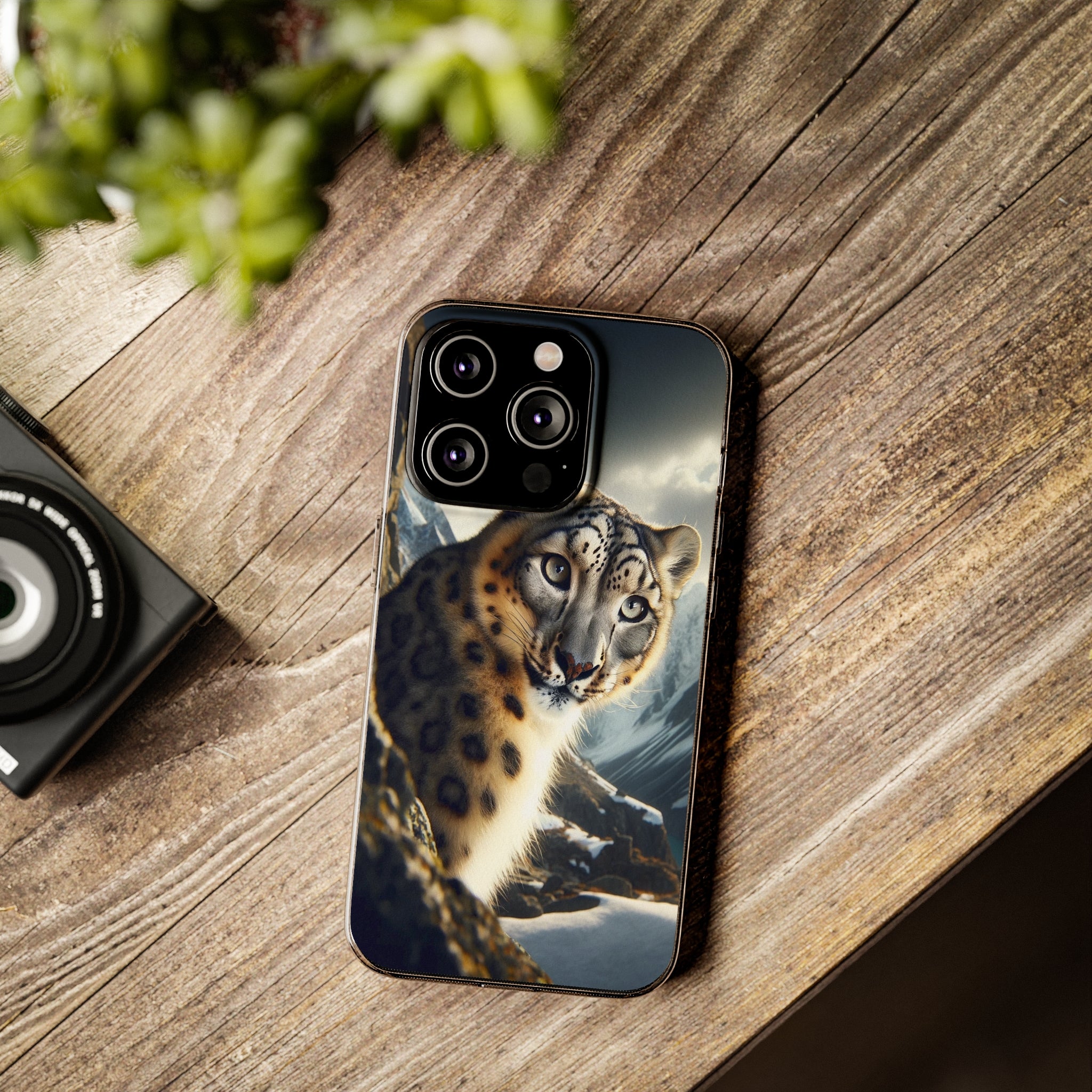 Snow Leopard - Soft Phone Case