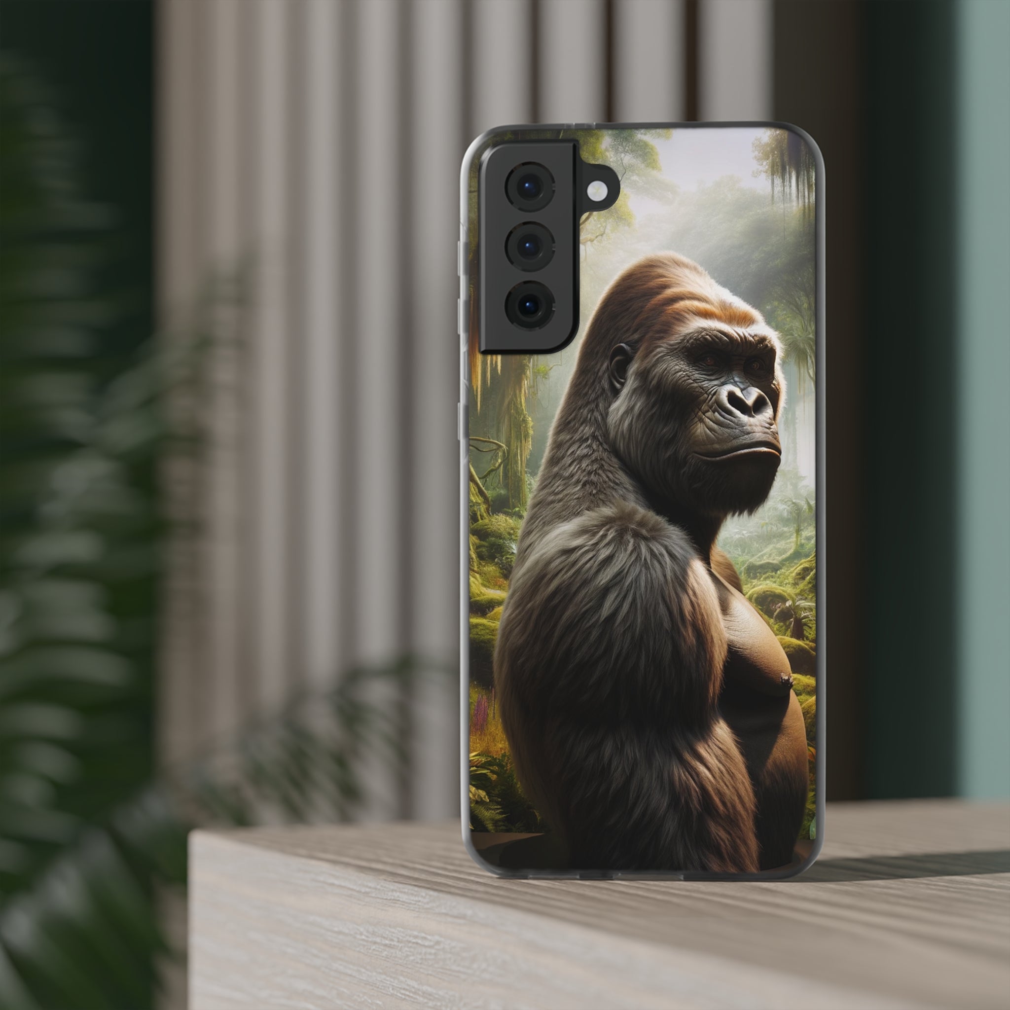 Curious Gorilla - Flexi Case (for Samsung only)