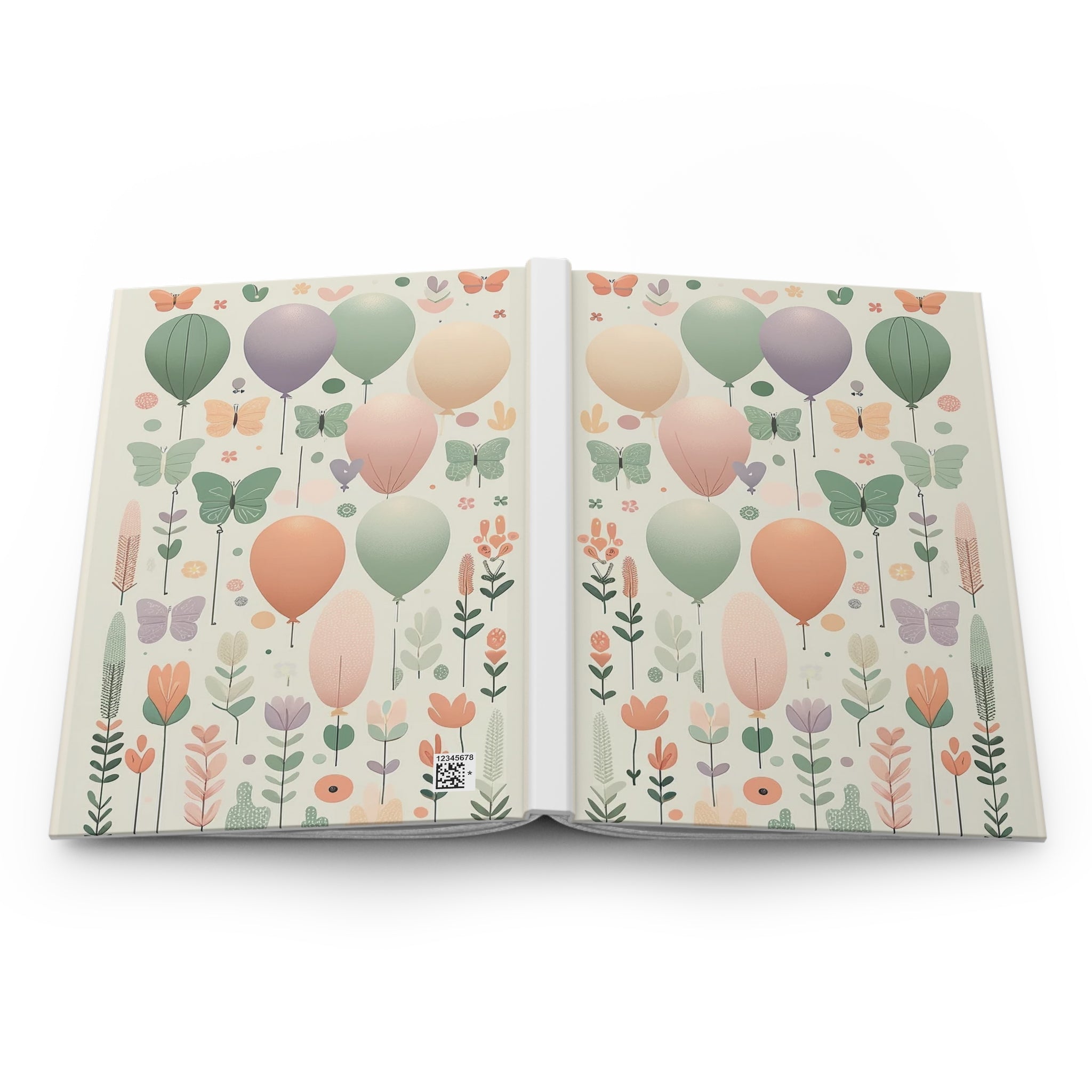 Butterflies and balloons 2 - Hardcover Notebook