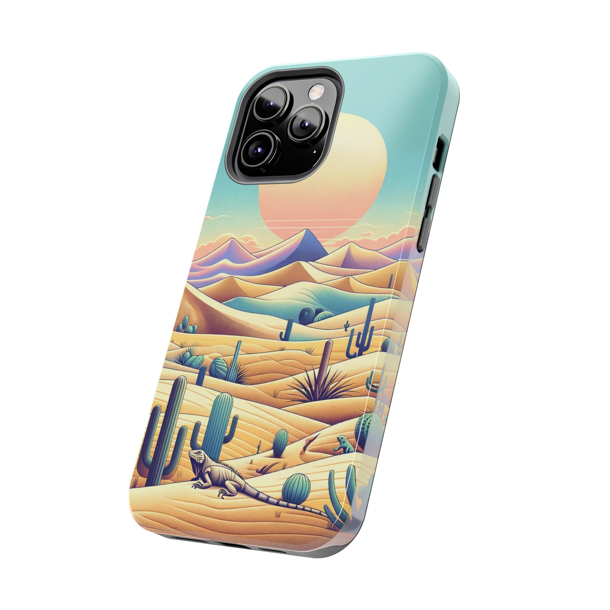 Iguana in the desert 2 - Tough Phone Case