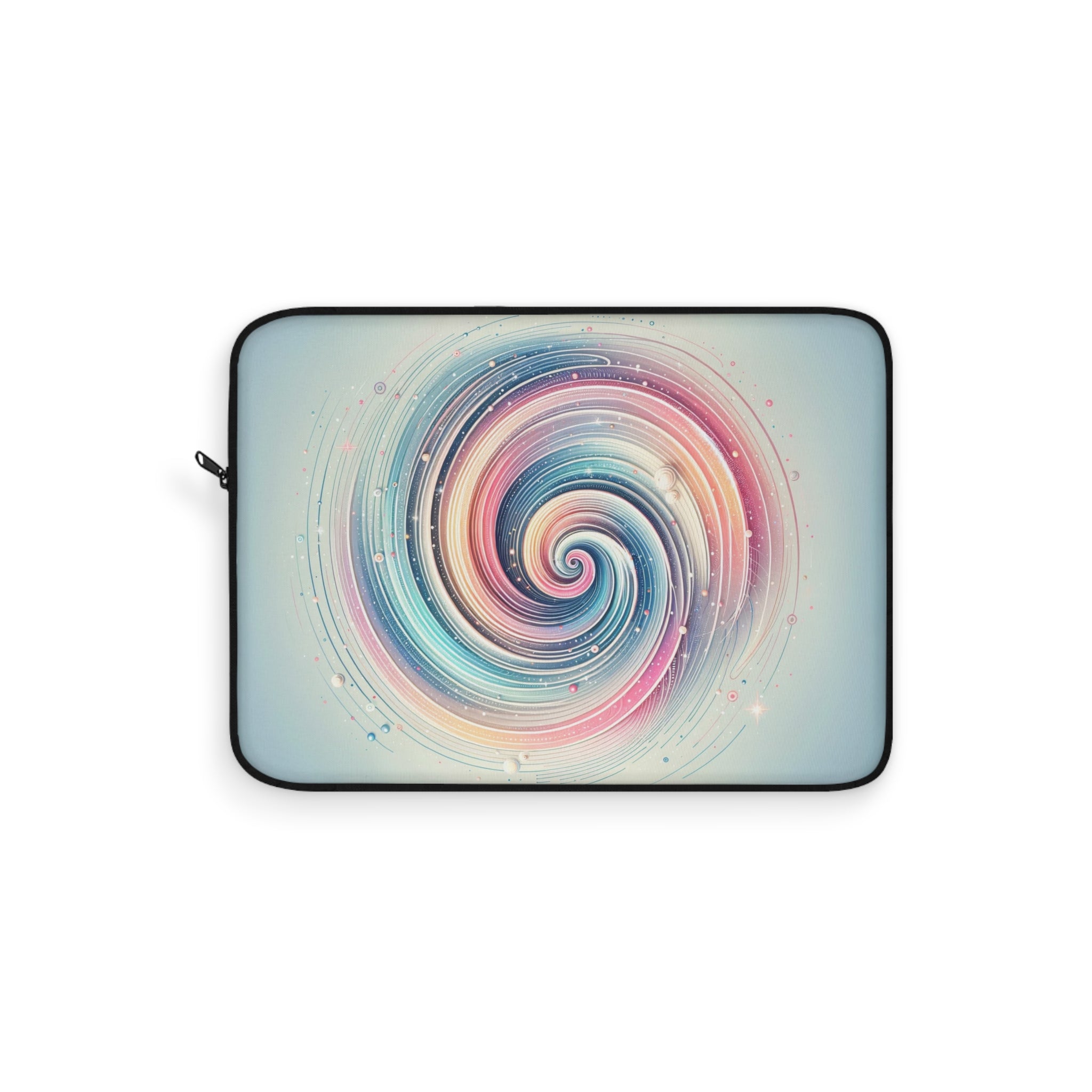 Spiral on blue background - Laptop Sleeve