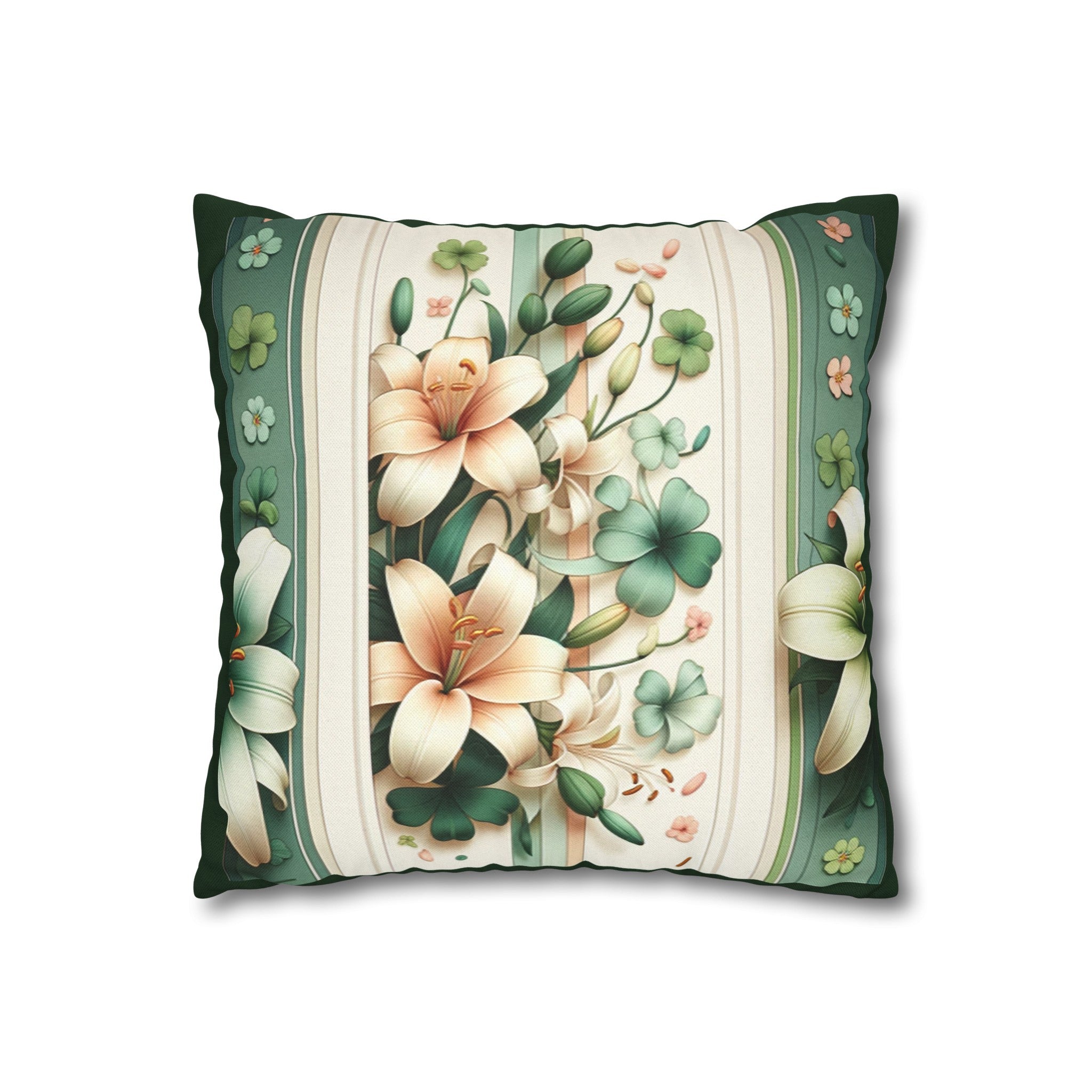 Lilies 2 - Polyester Square Pillowcase