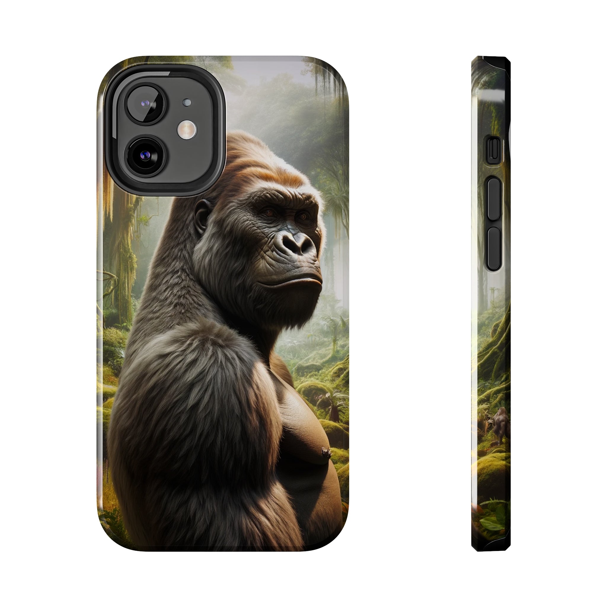 Curious gorilla - Tough Phone Case