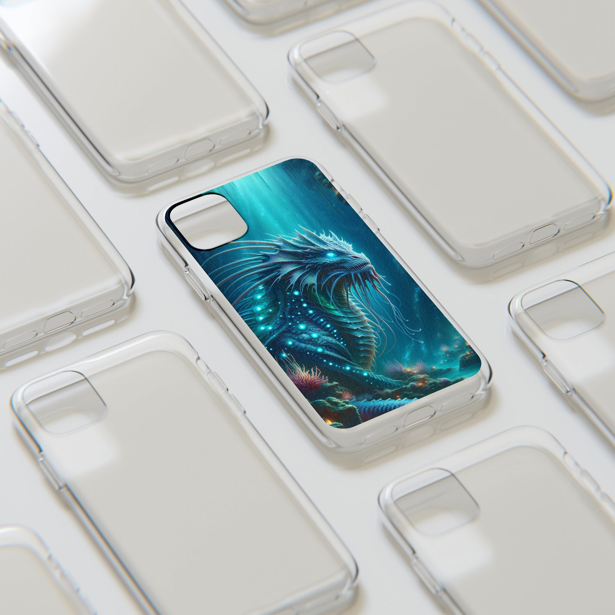 Sea monster - Soft Phone Case