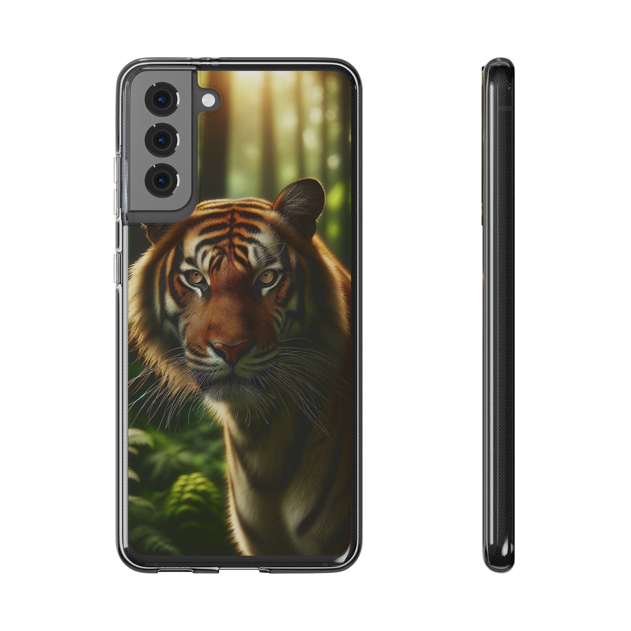 Curious Tiger - Soft Phone Case