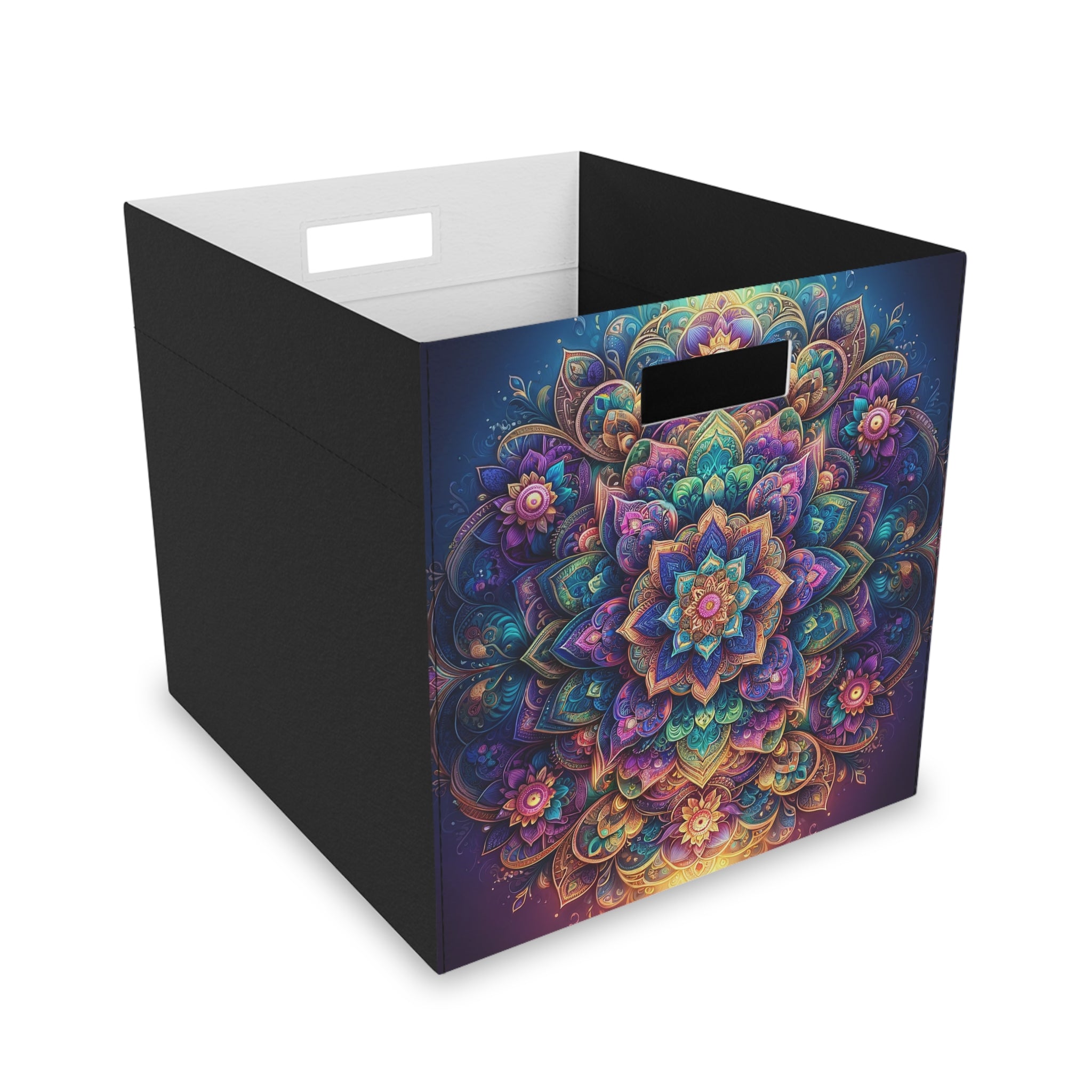 Purple-green Mandala - Storage Box