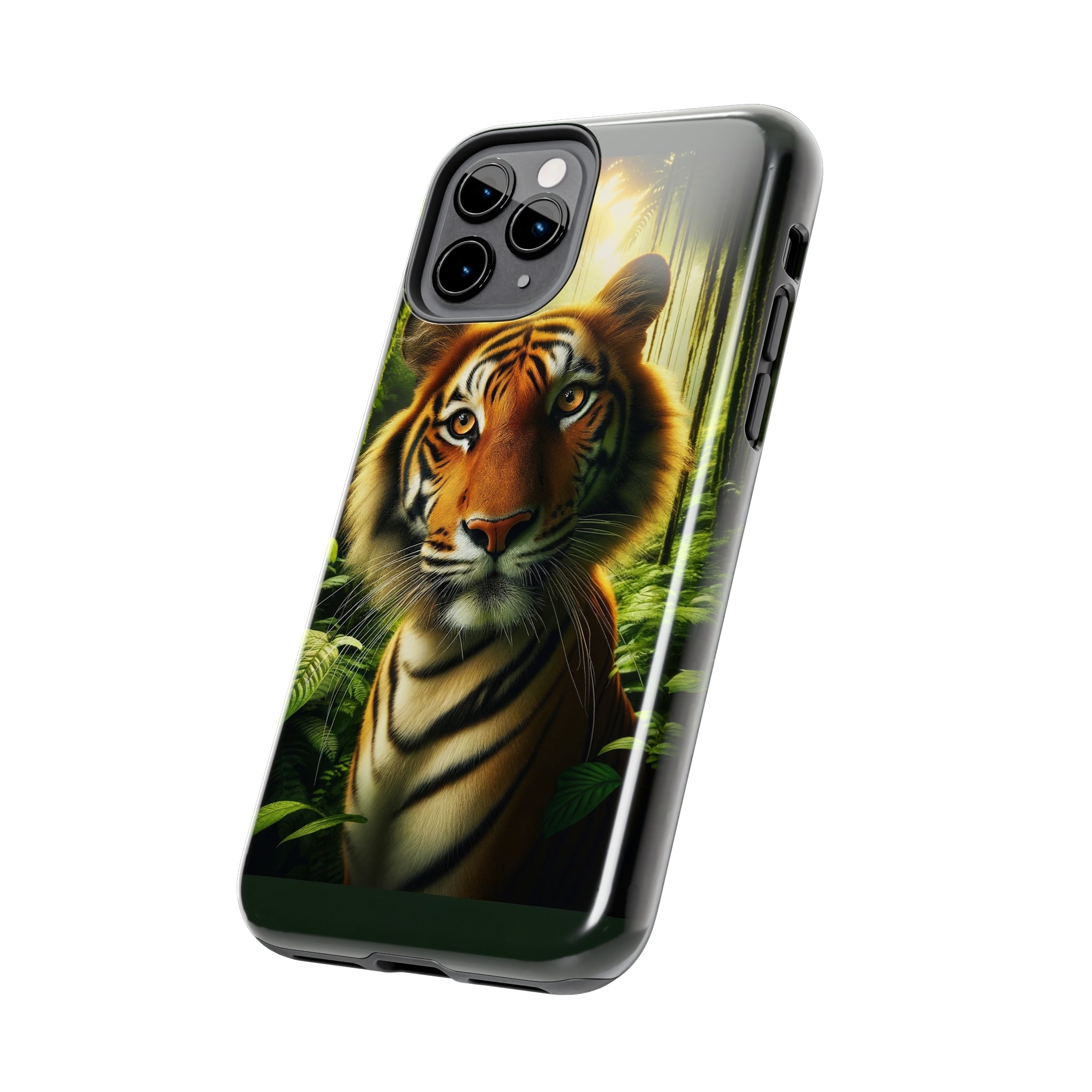 Curious Tiger - Tough Phone Case