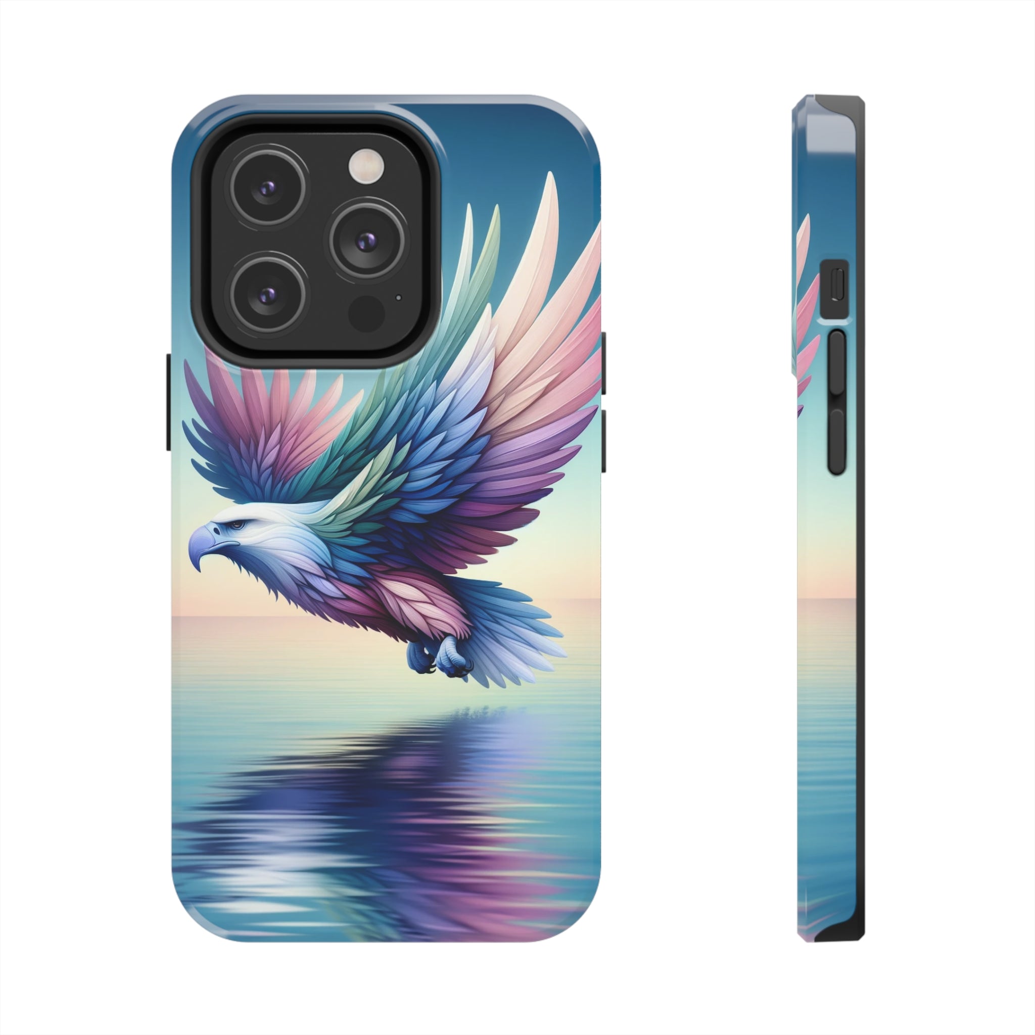 Eagle with colourful feathers - Tough Phone Case