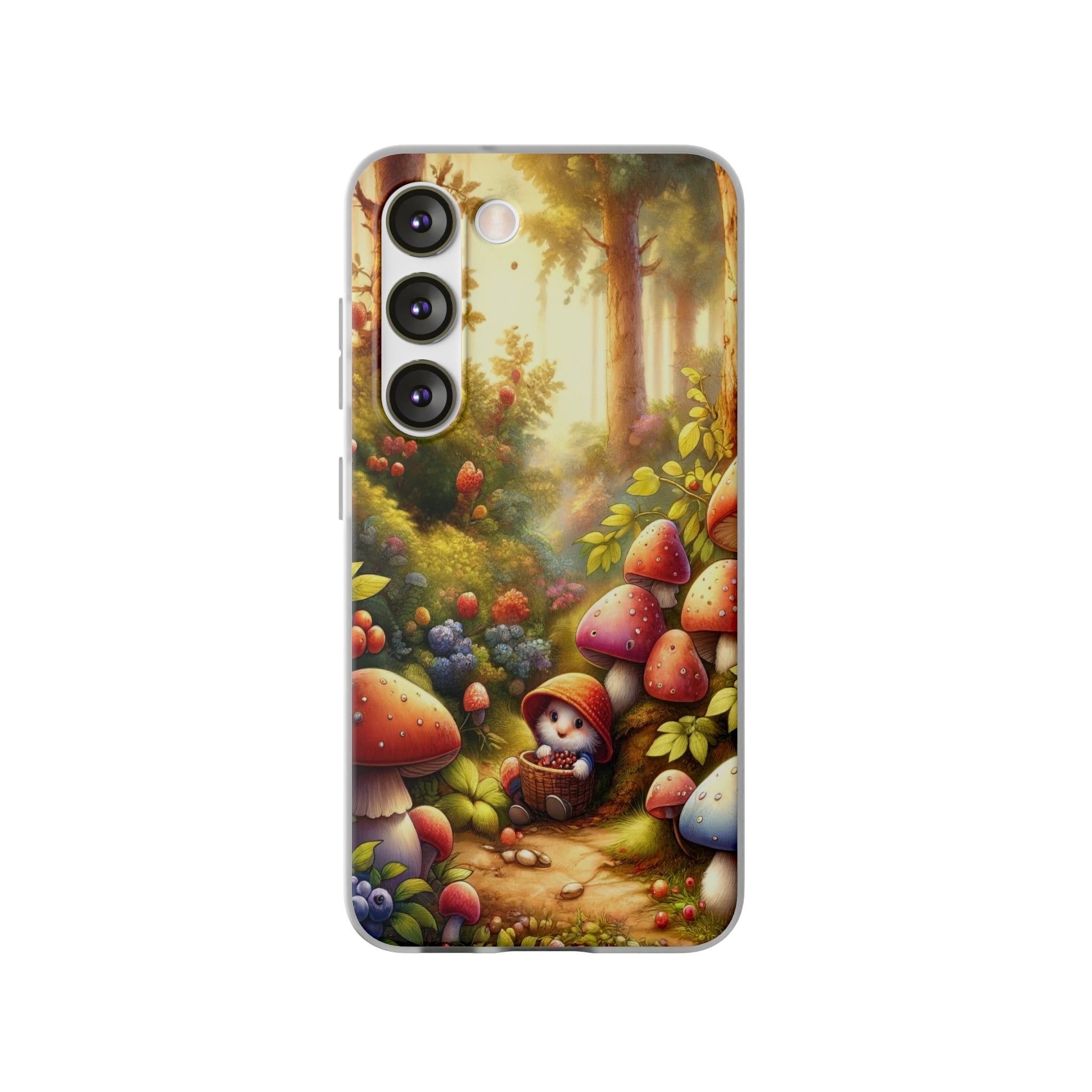 Gnome and mushrooms - Flexi Case (Samsung only)