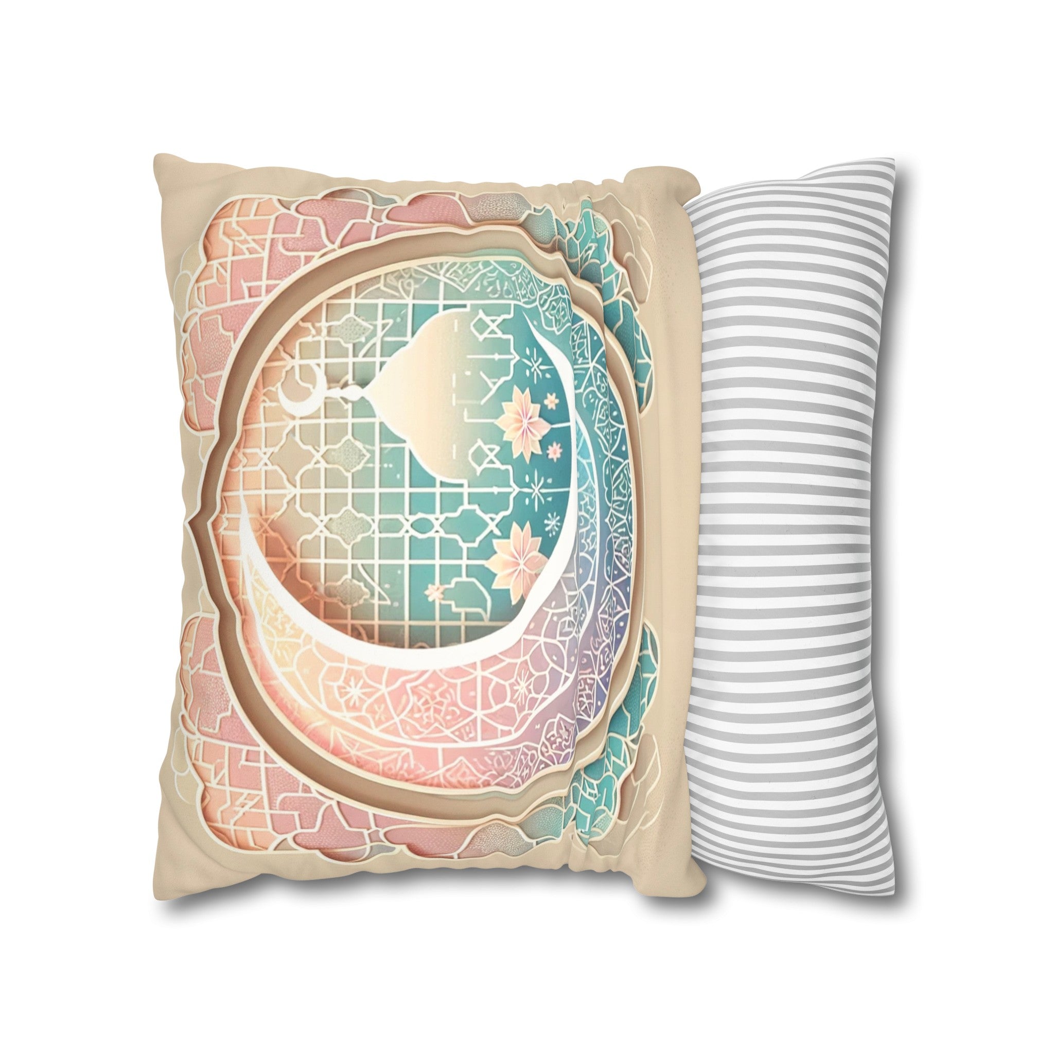 Islamic Art (3) - Suede Square Pillowcase