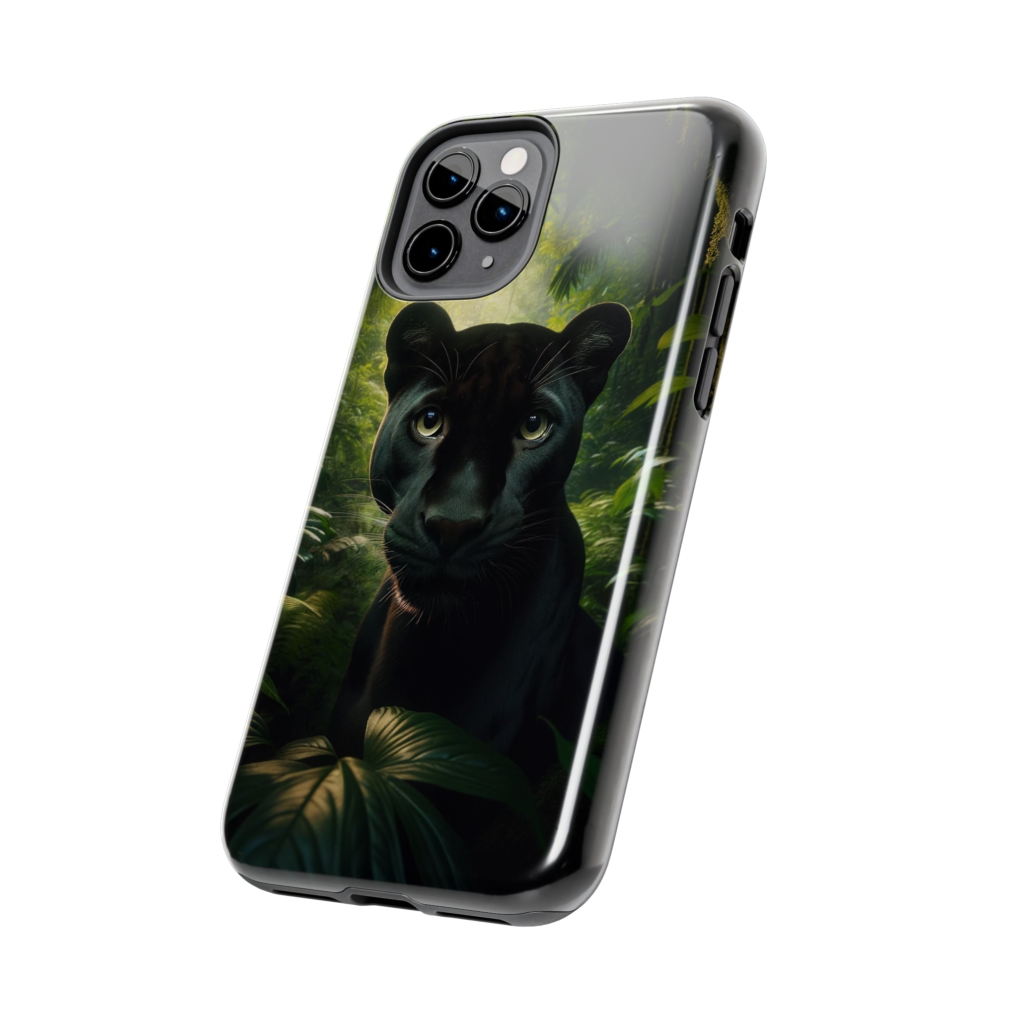 Curious black panther - Tough Phone Case