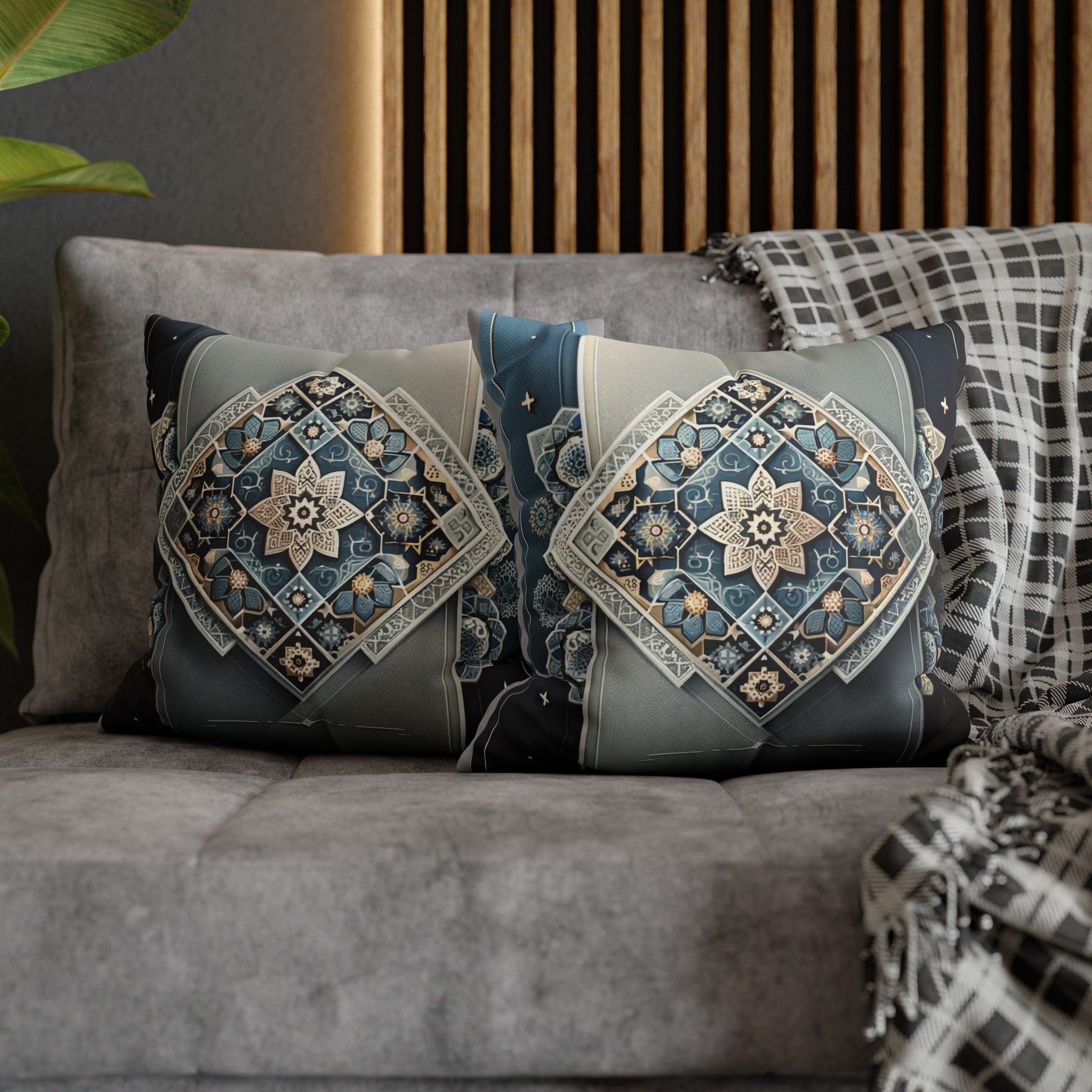 Islamic Art (7) - Suede Square Pillowcase