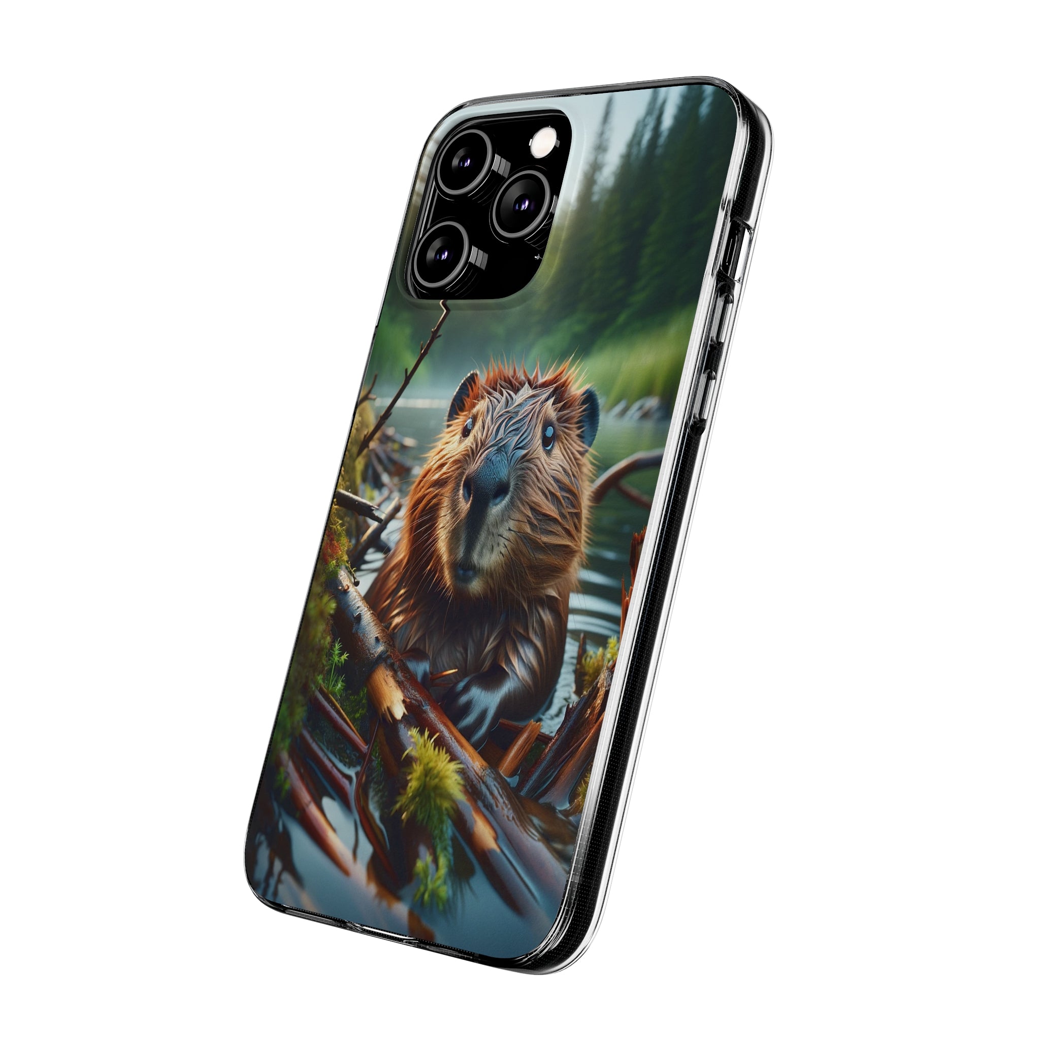 Curious Beaver - Soft Phone Case