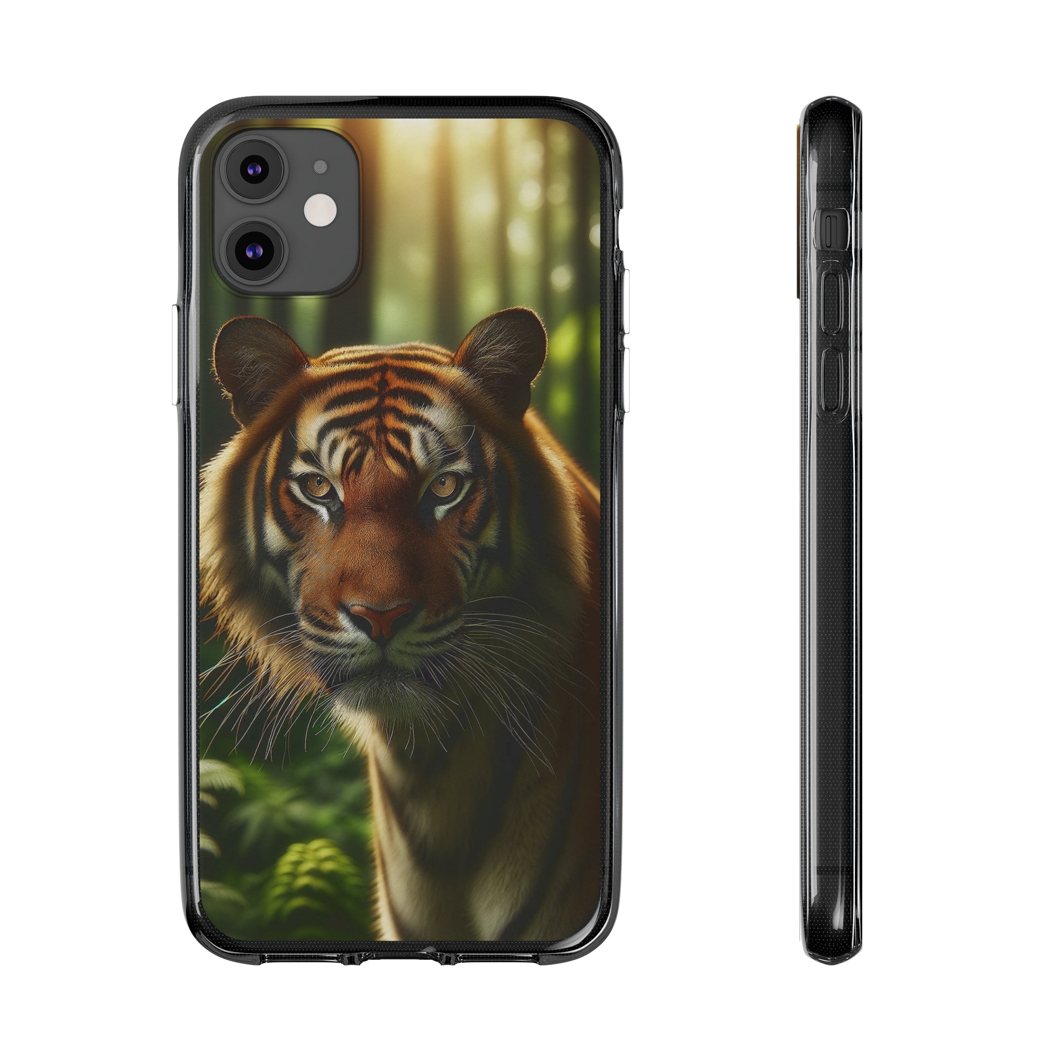 Curious Tiger - Soft Phone Case