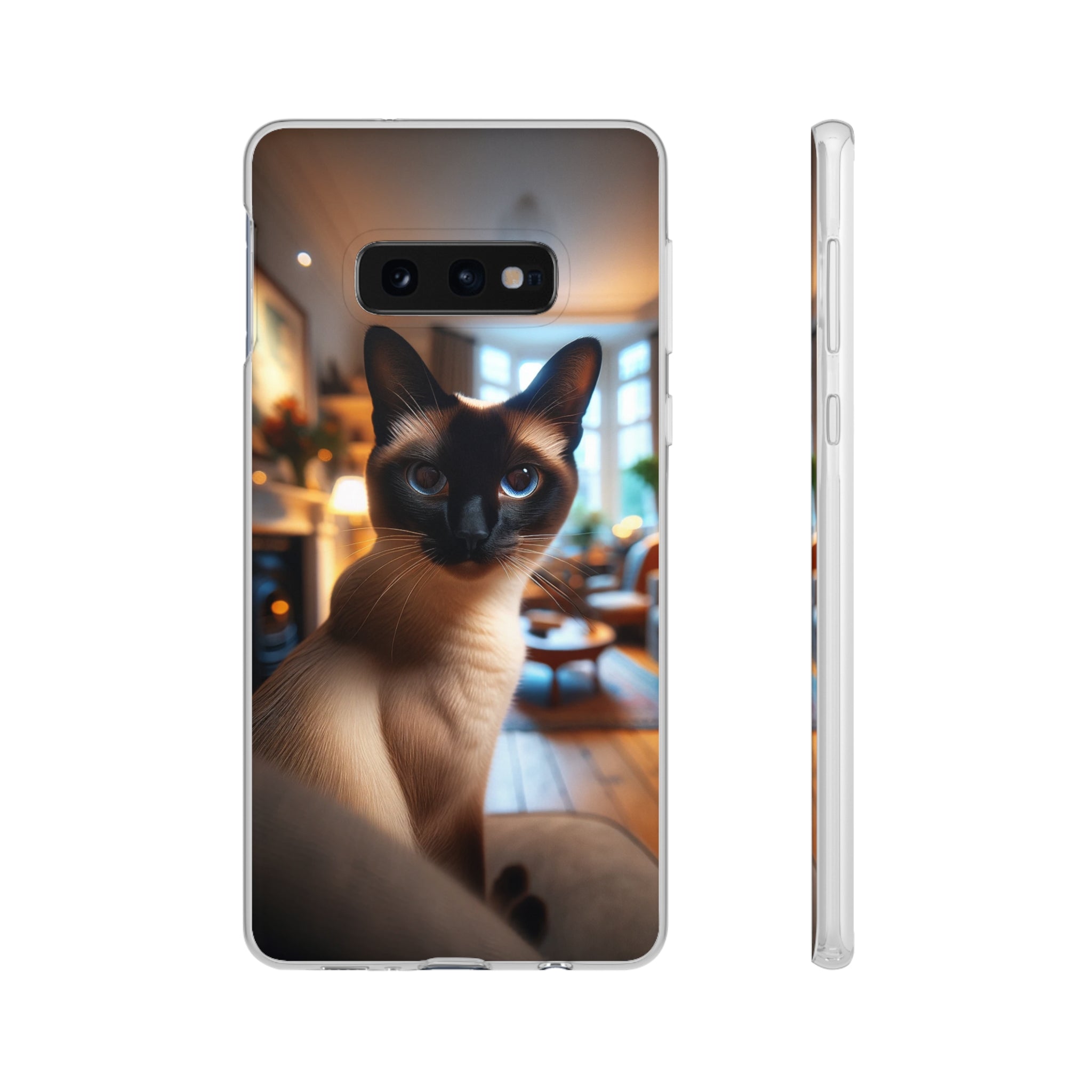 Curious Siamese cat - Flexi Case (Samsung only)