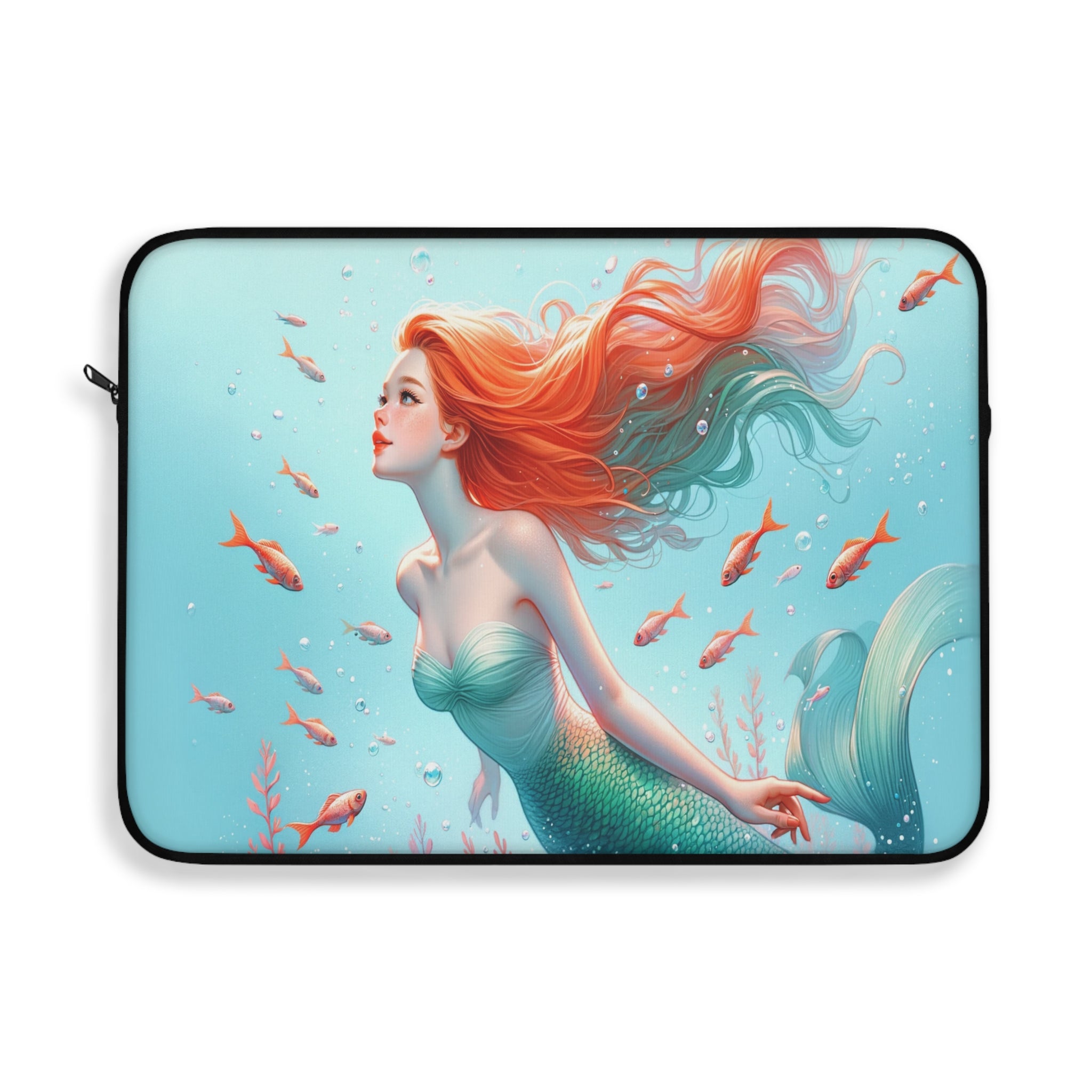 Red Haired mermaid - Laptop Sleeve