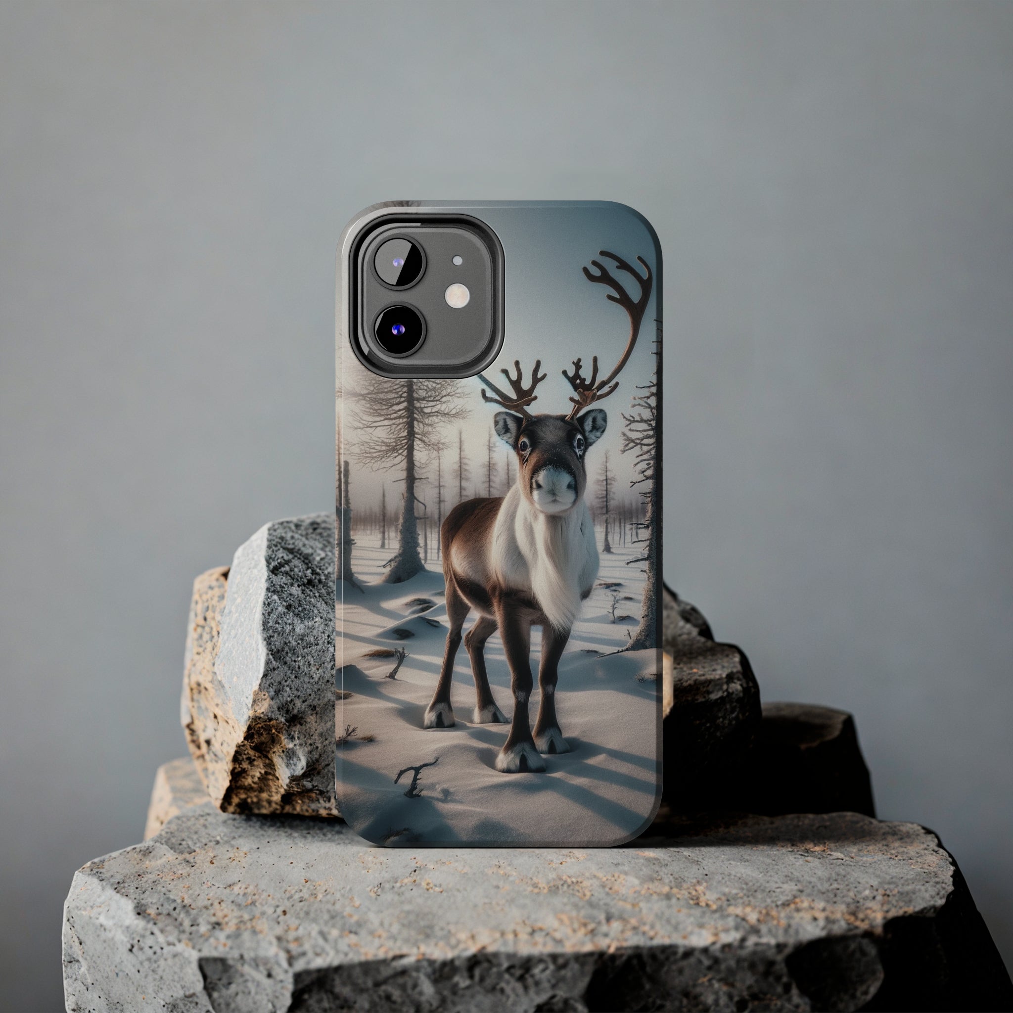 Curious reindeer - Tough Phone Case