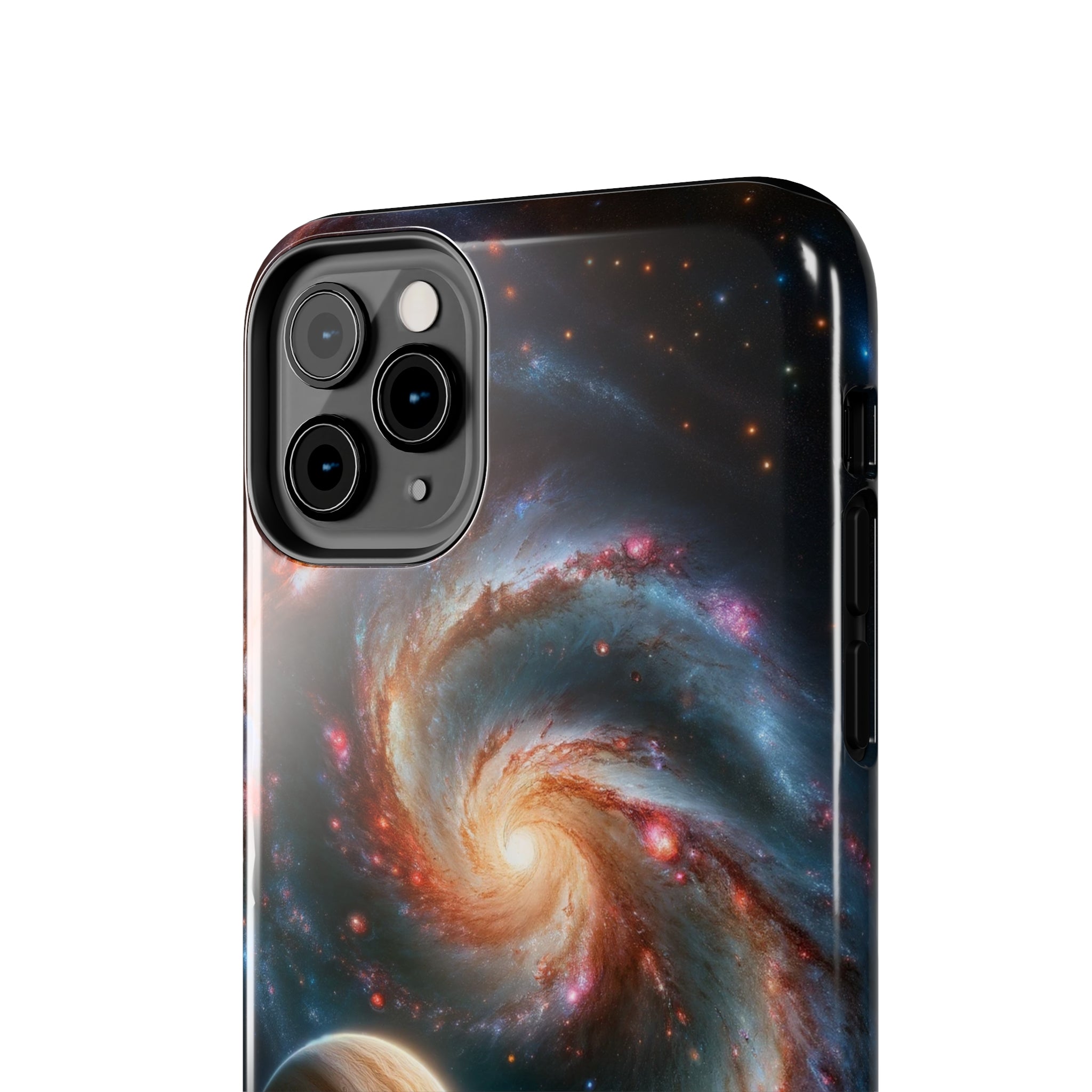 Yellow planet and wormhole - Tough Phone Case