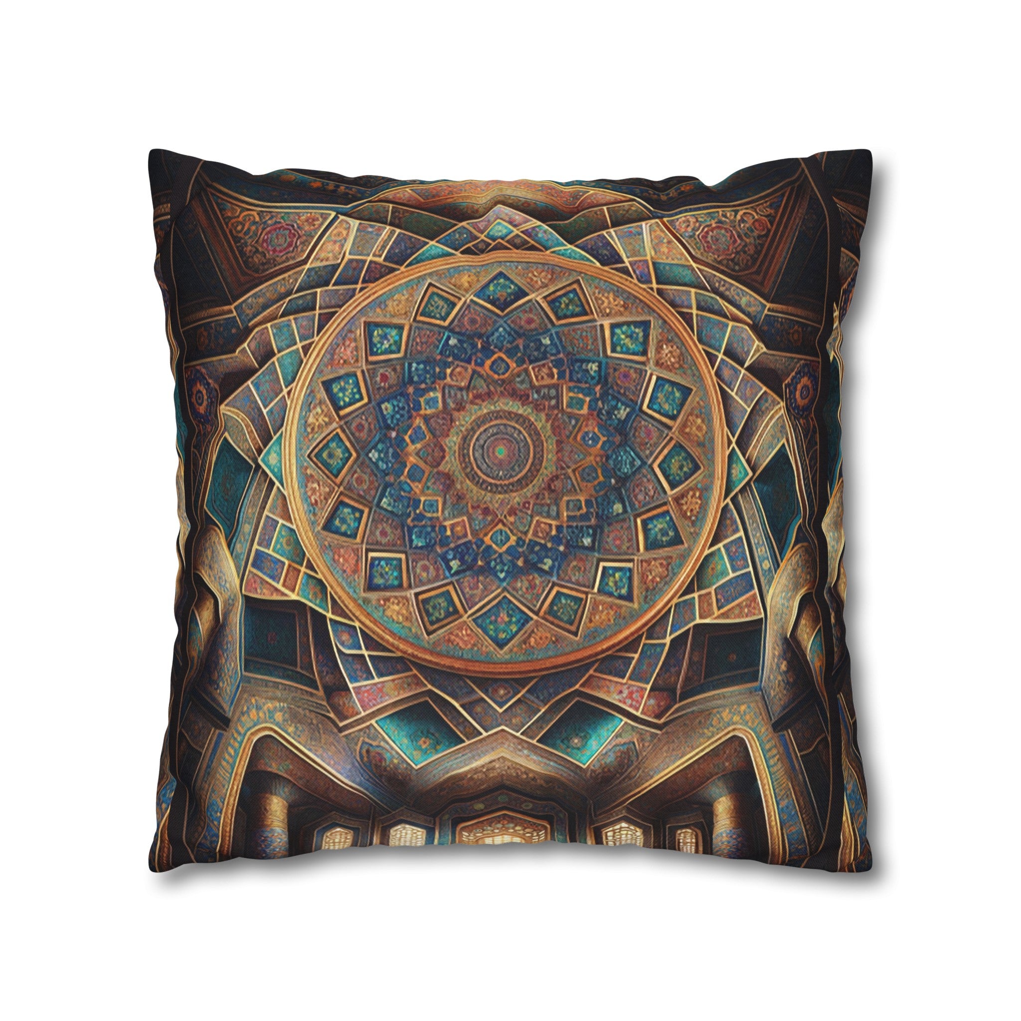 Persian Art 5 - Polyester Square Pillowcase