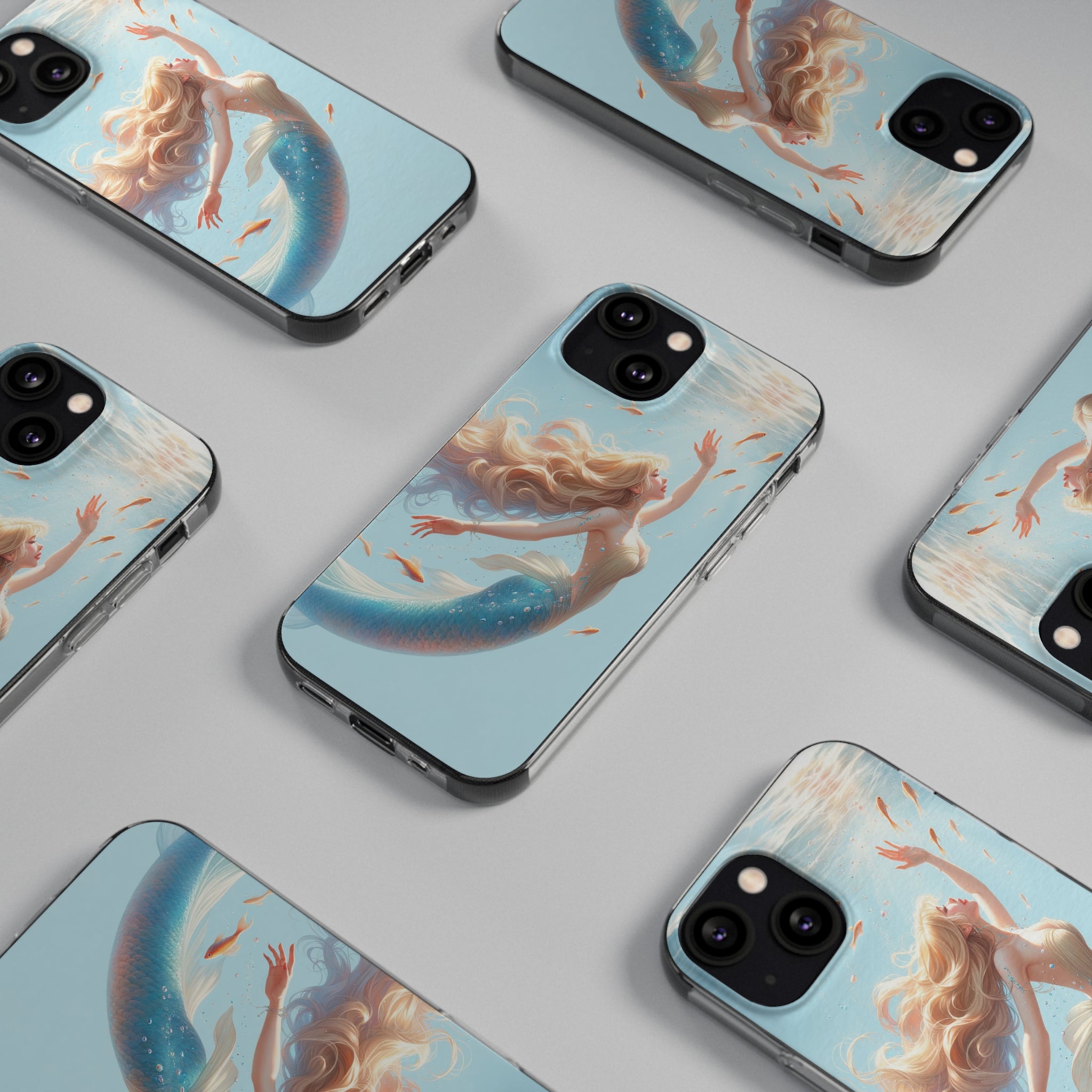 Blond Mermaid - Soft Phone Case