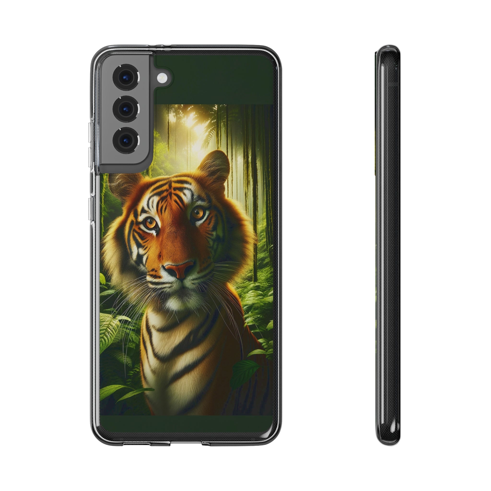 Curious Tiger - Soft Phone Cases