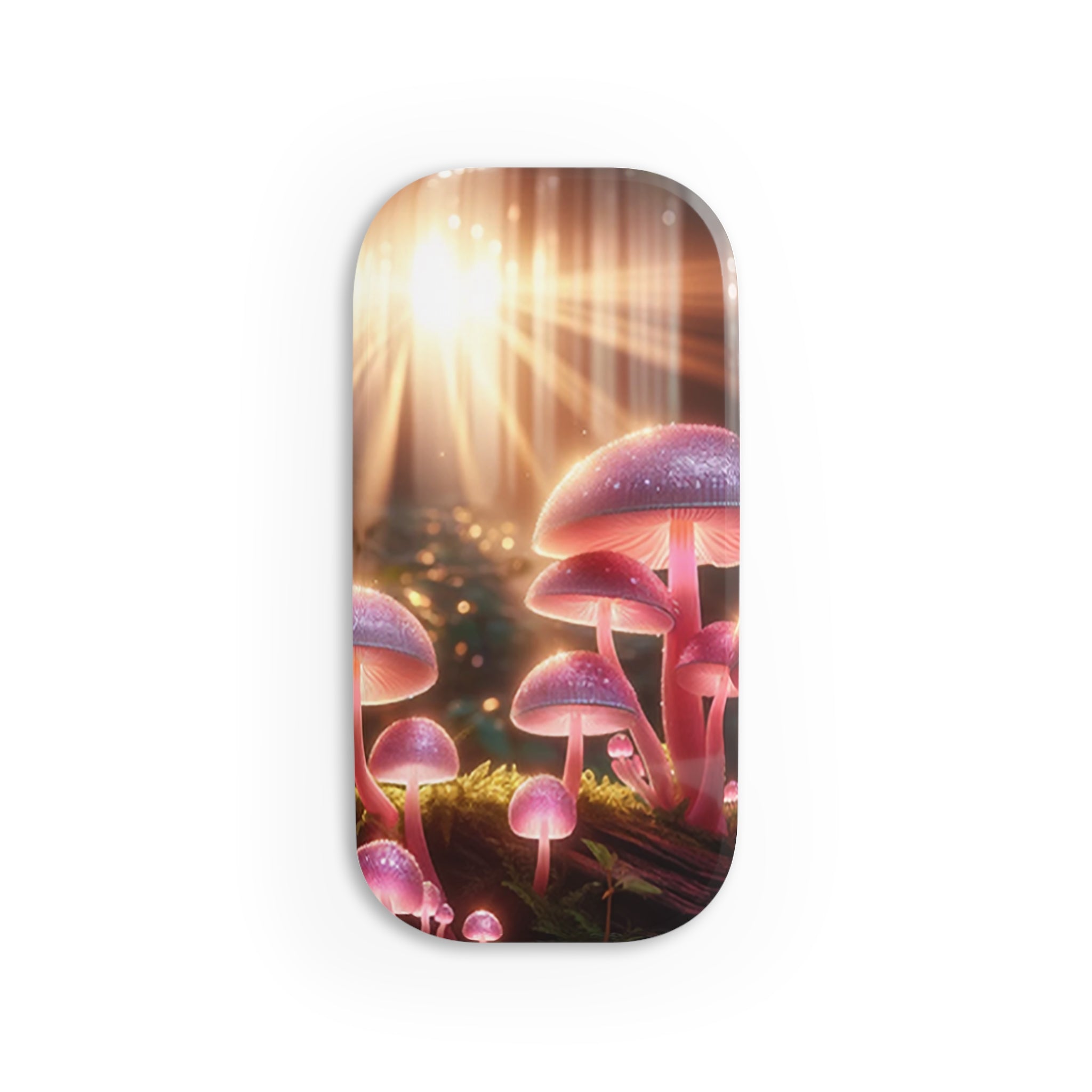 Mushroom - Pink - Phone Click-On Grip