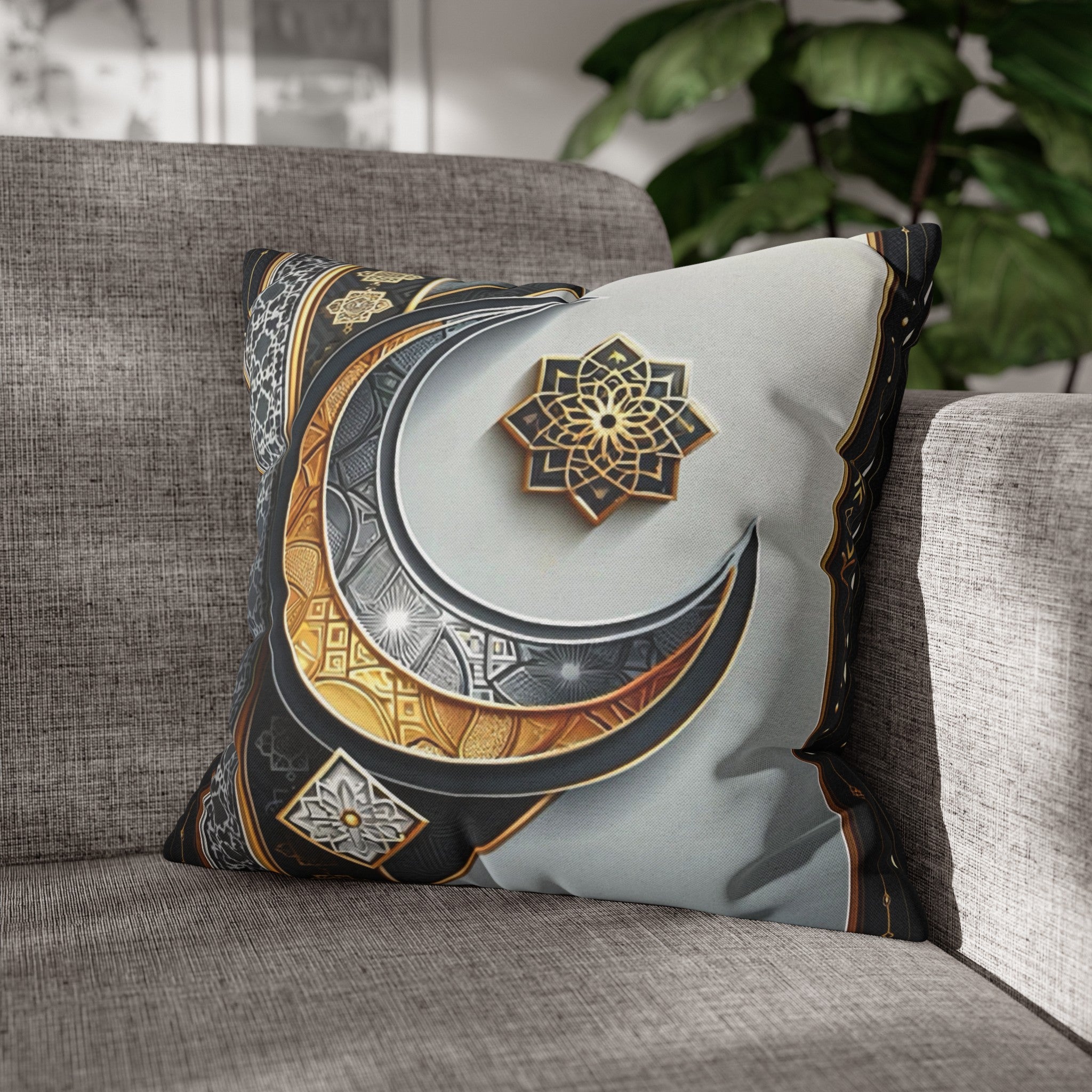 Islamic Art 8 - Polyester Square Pillowcase