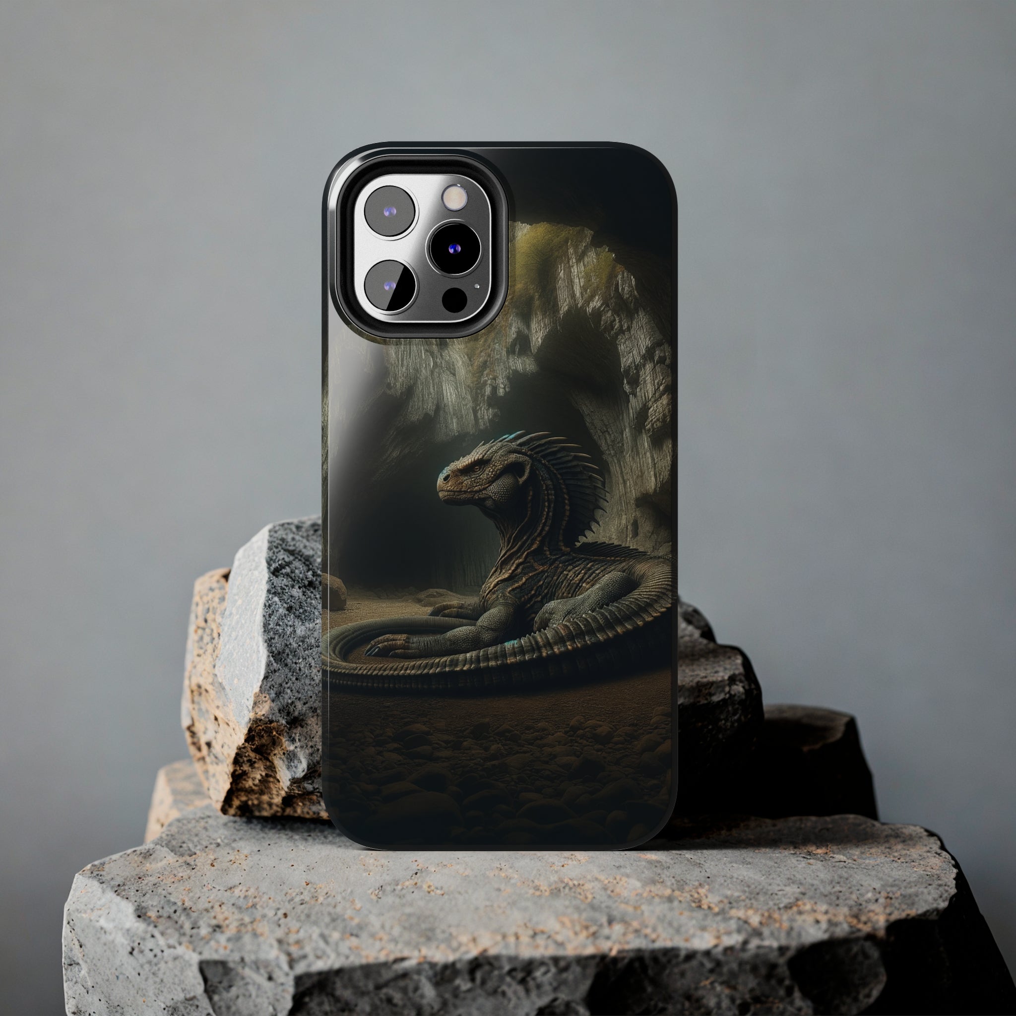 Basilisk in a cave - Tough Phone Case