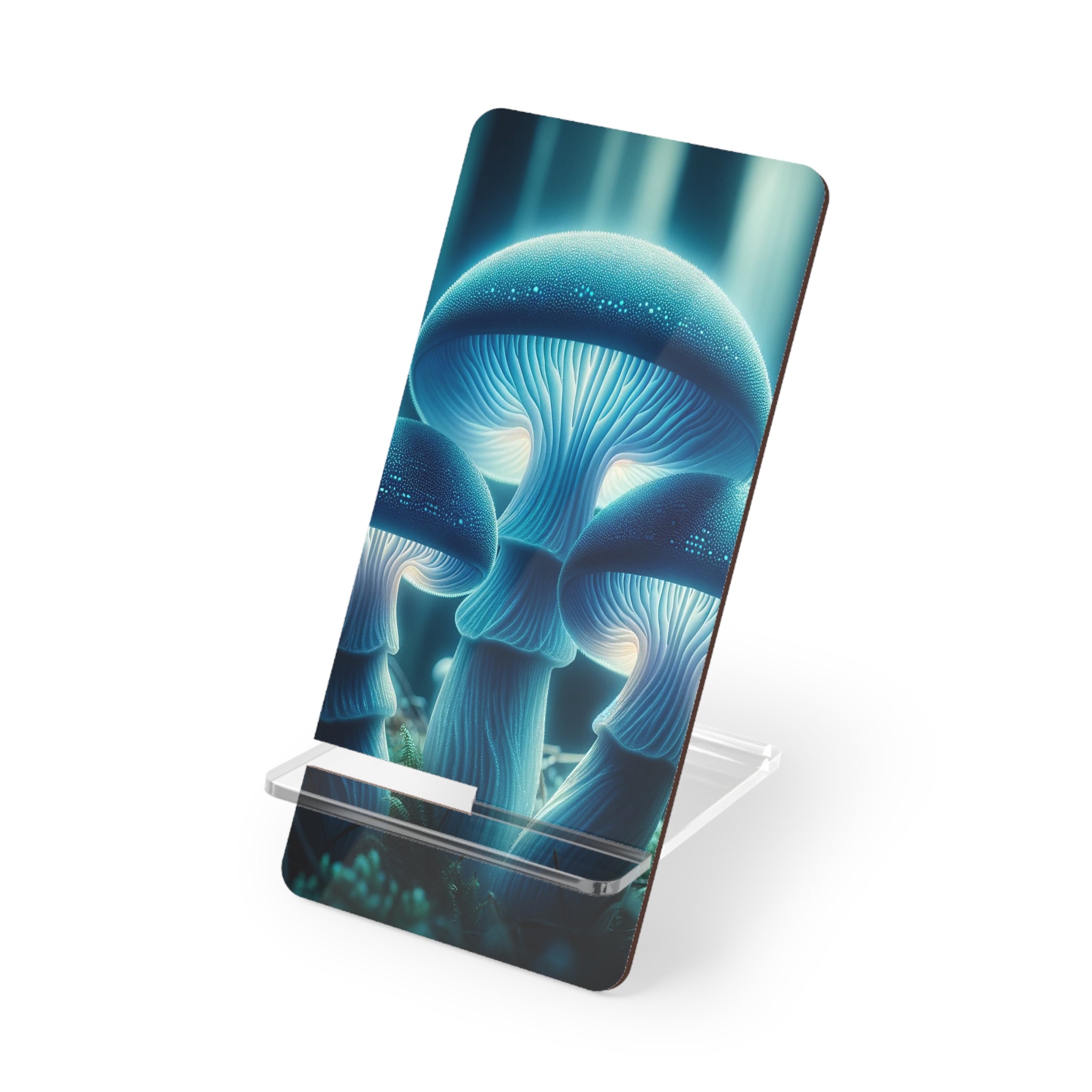 Blue mushrooms - Smartphone Stand