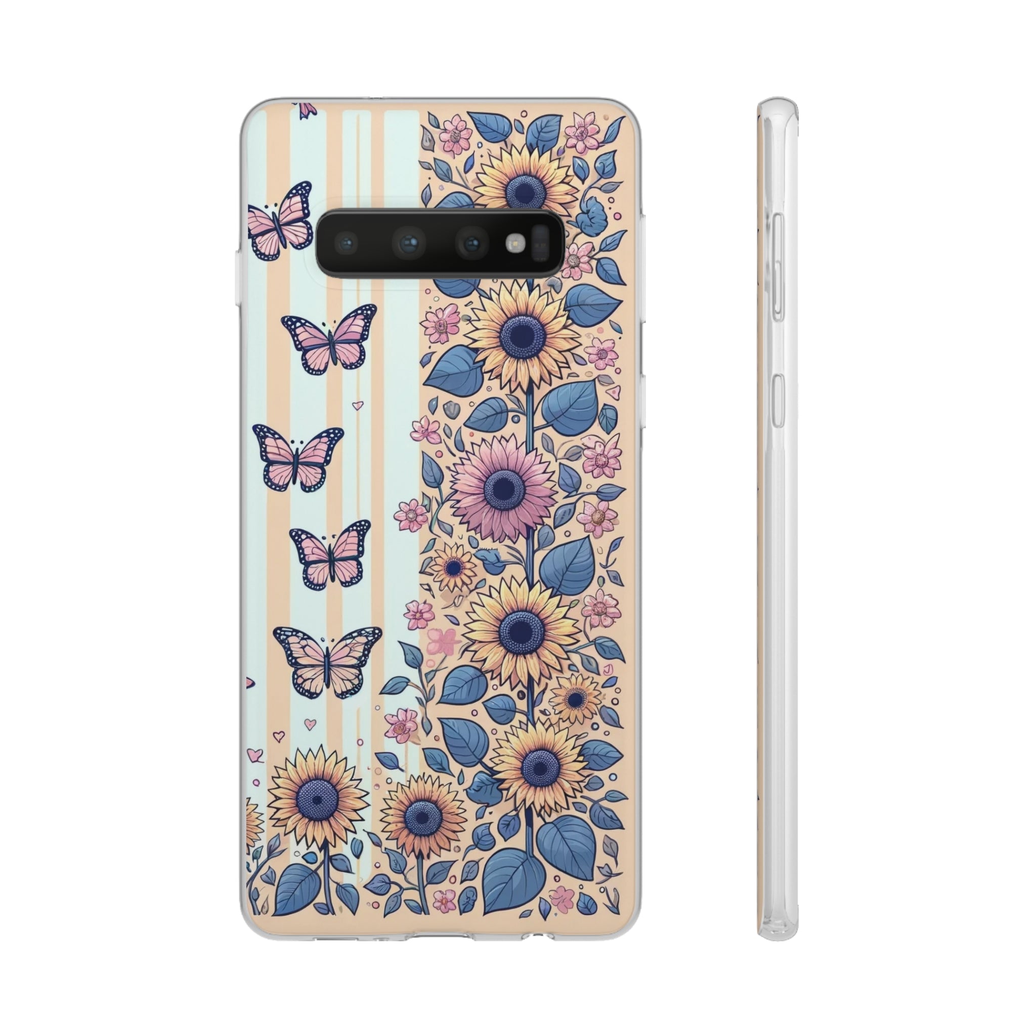 Sunflowers and butterflies - Flexi Case (Samsung only)