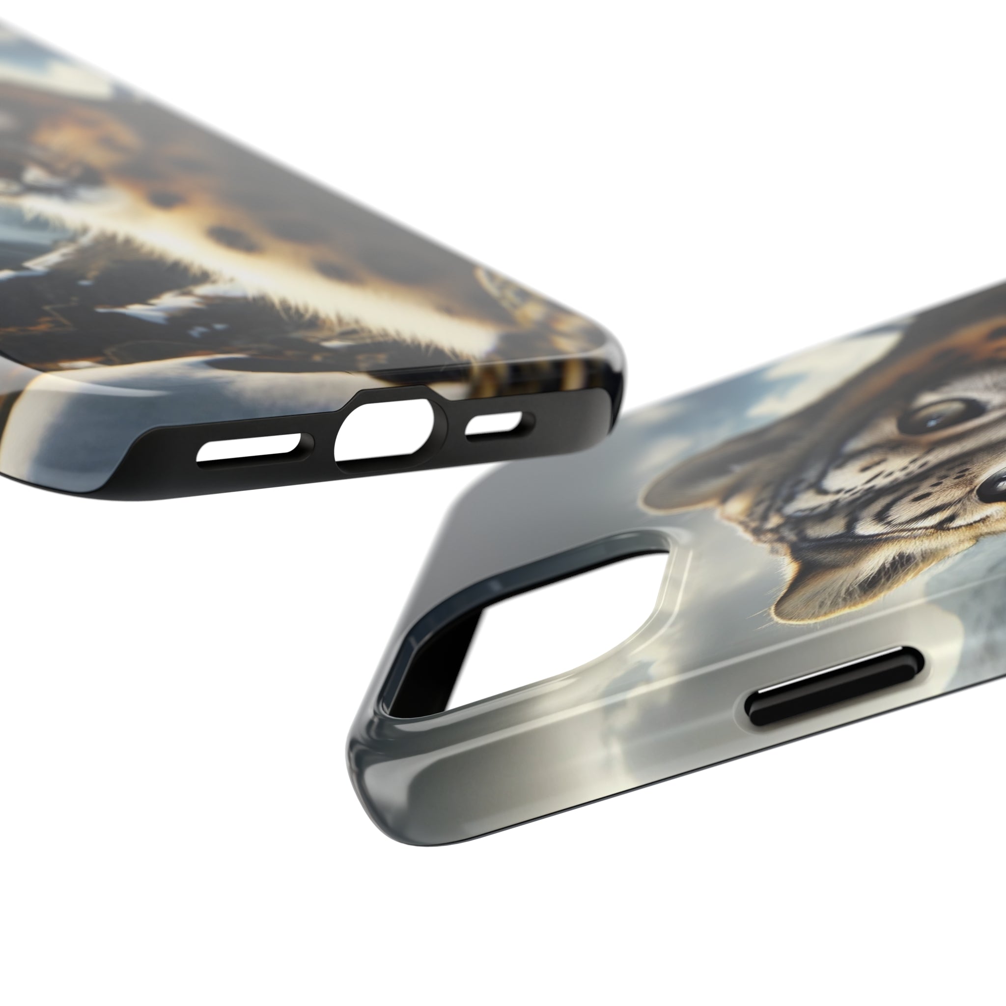 Curious Snow Leopard - Tough Phone Case