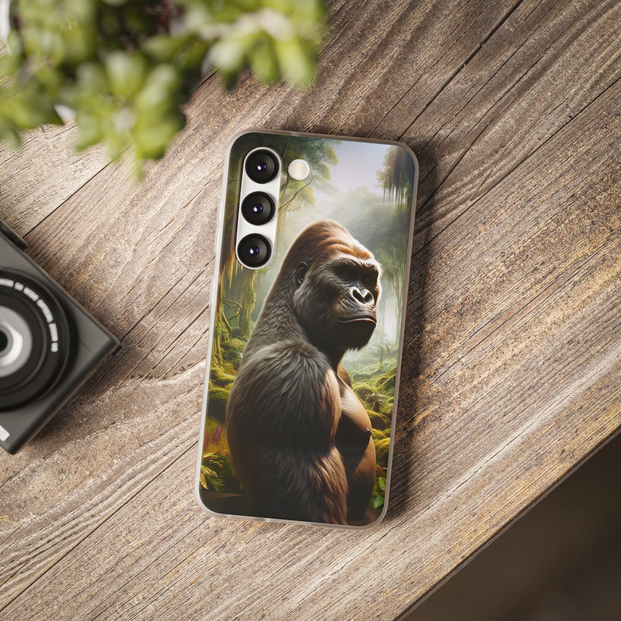 Curious Gorilla - Flexi Case (for Samsung only)