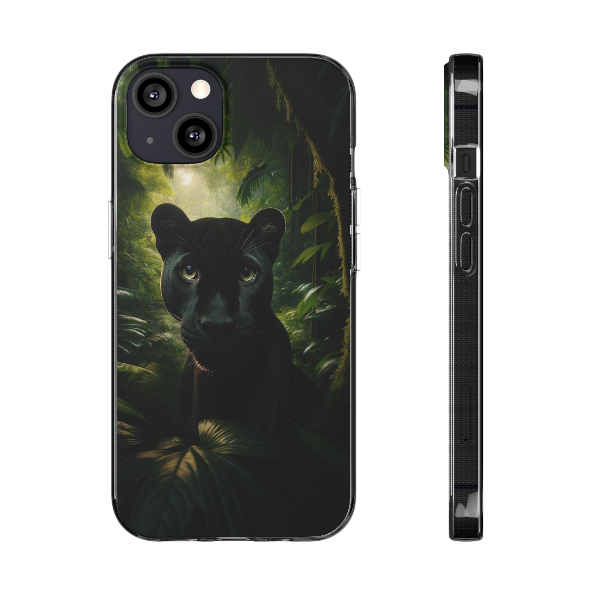 Curious Panther - Soft Phone Case