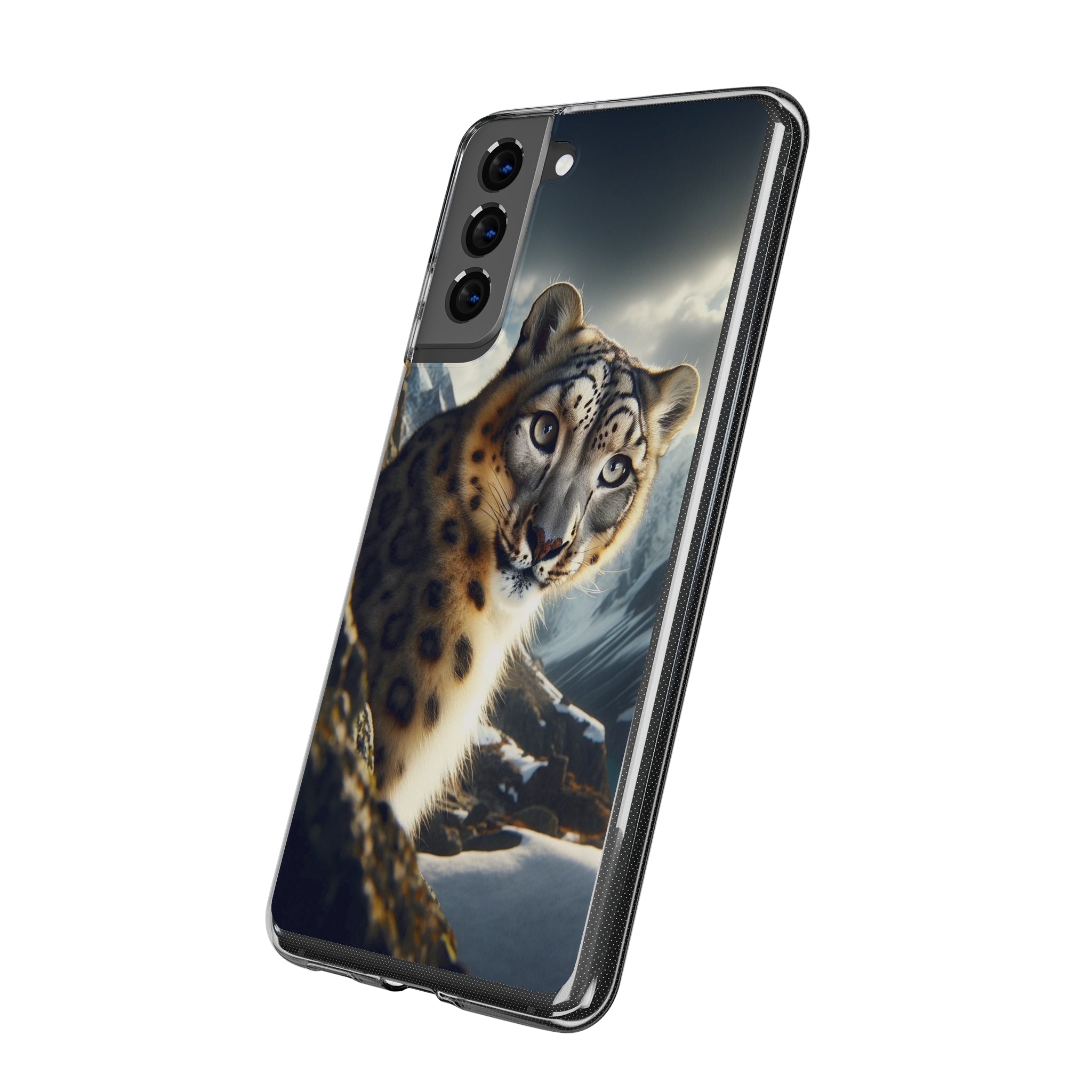 Snow Leopard - Soft Phone Case