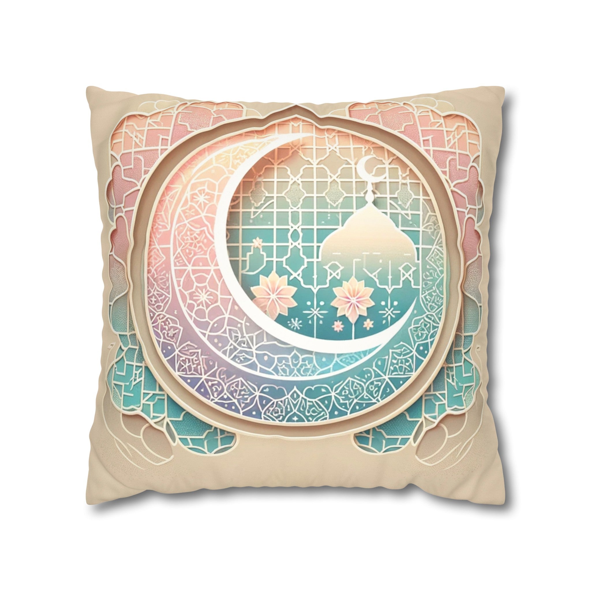 Islamic Art (3) - Suede Square Pillowcase