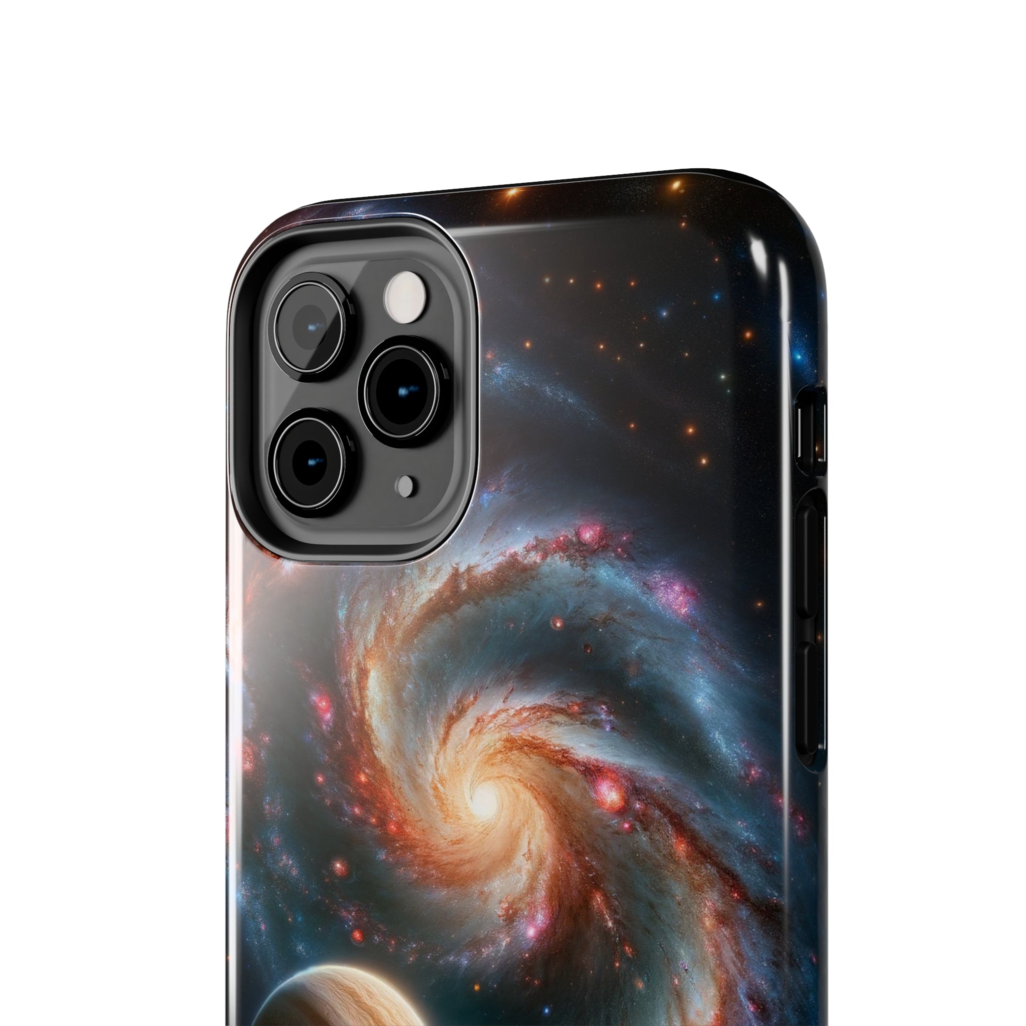 Yellow planet and wormhole - Tough Phone Case