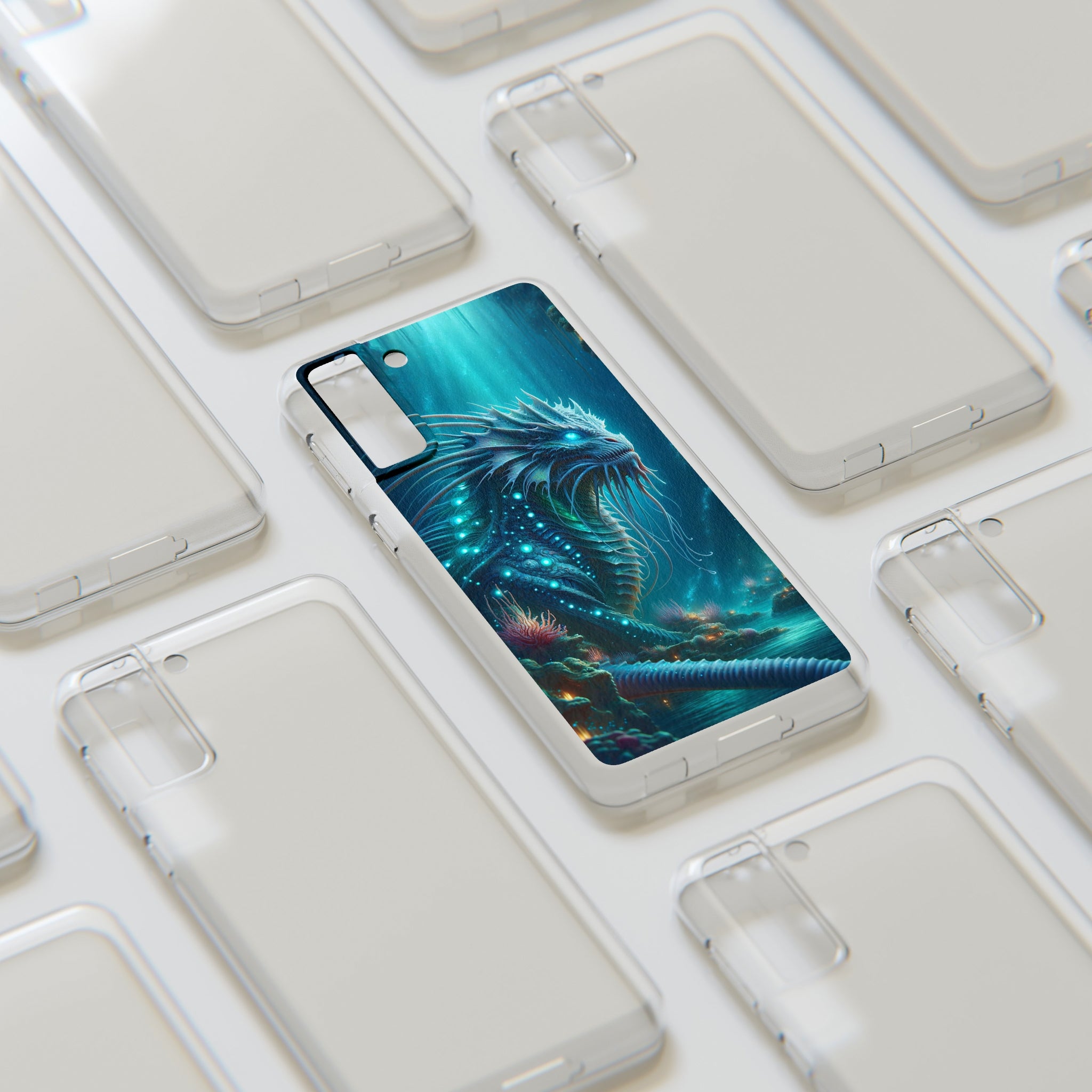 Sea monster - Soft Phone Case