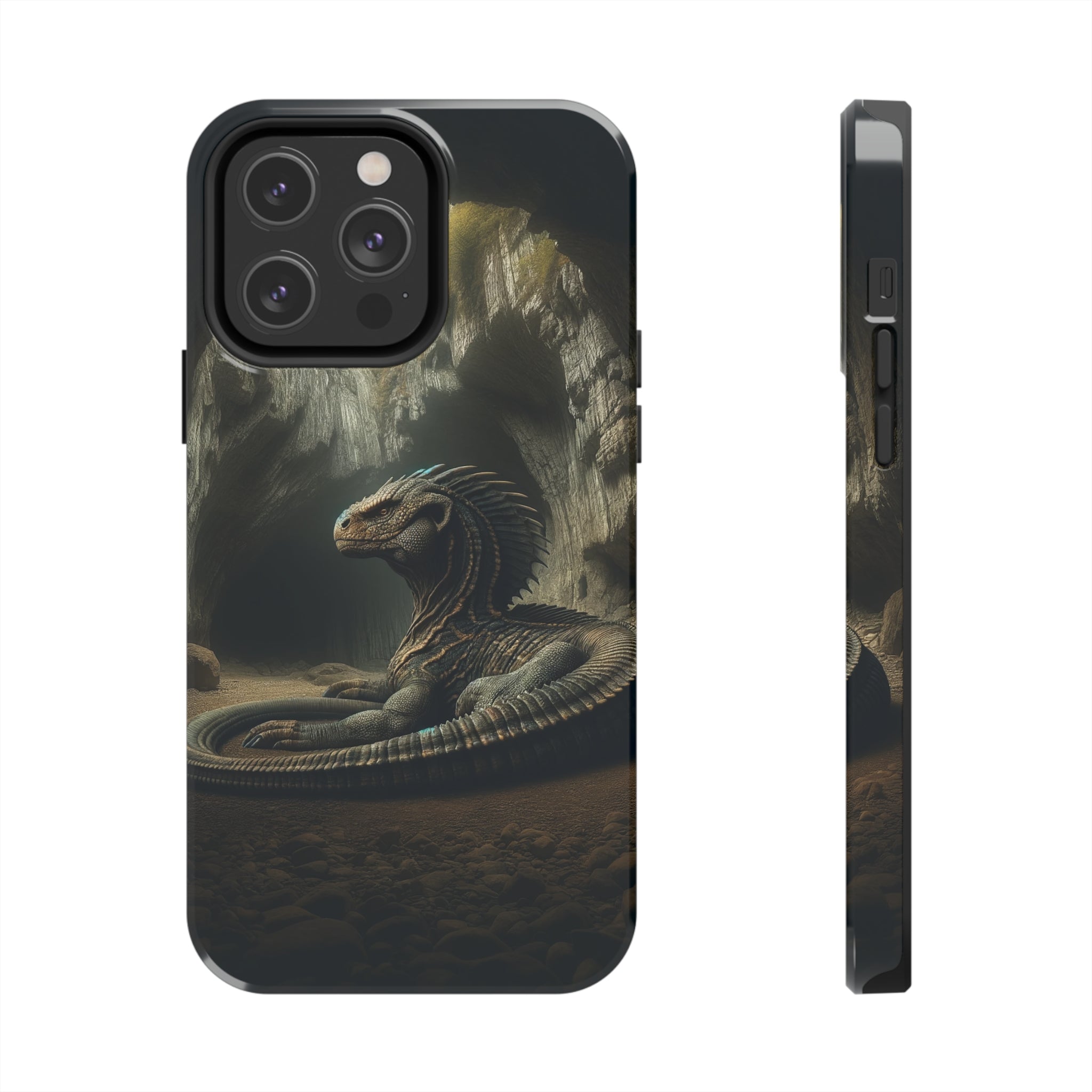 Basilisk in a cave - Tough Phone Case