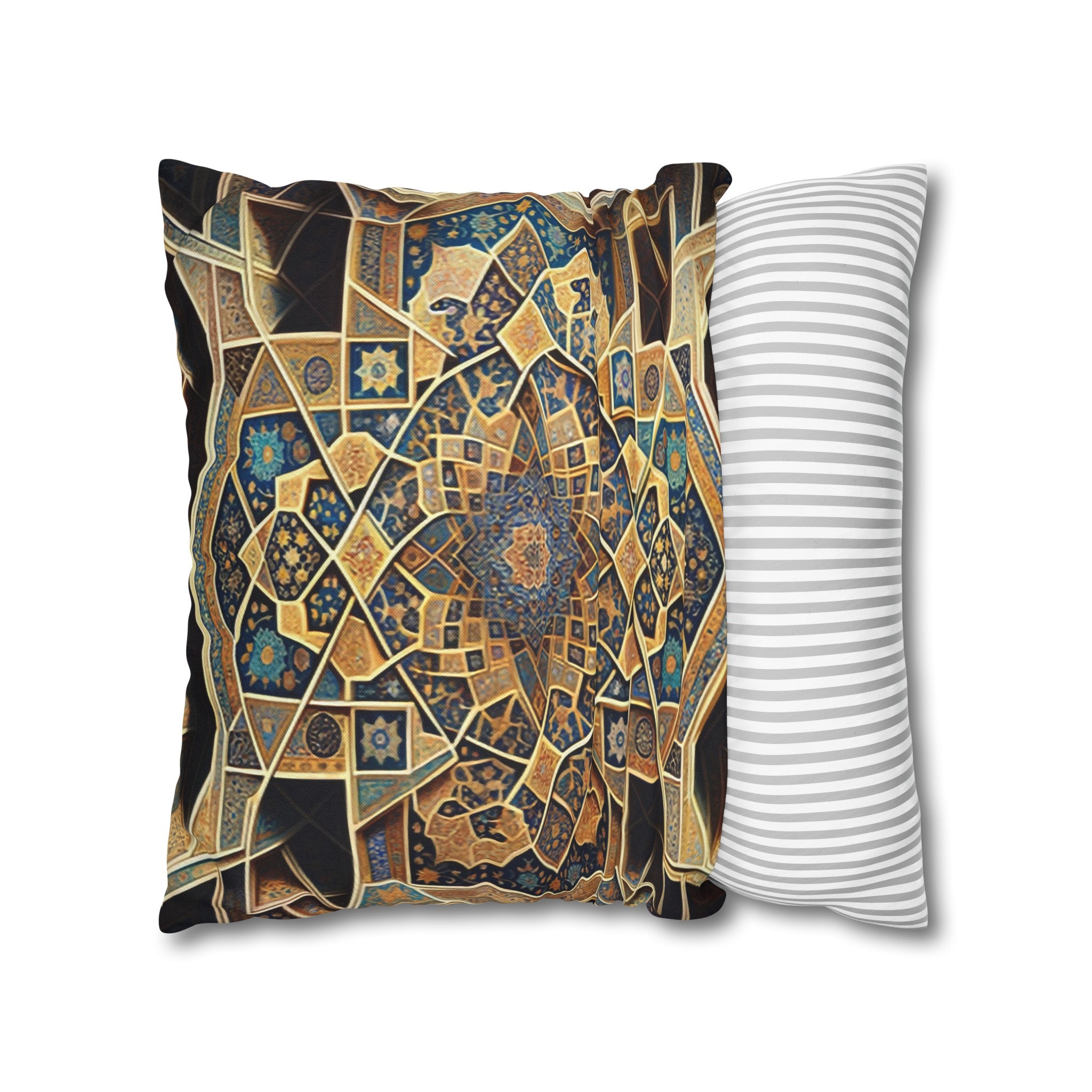 Persian Art (3) - Polyester Square Pillowcase