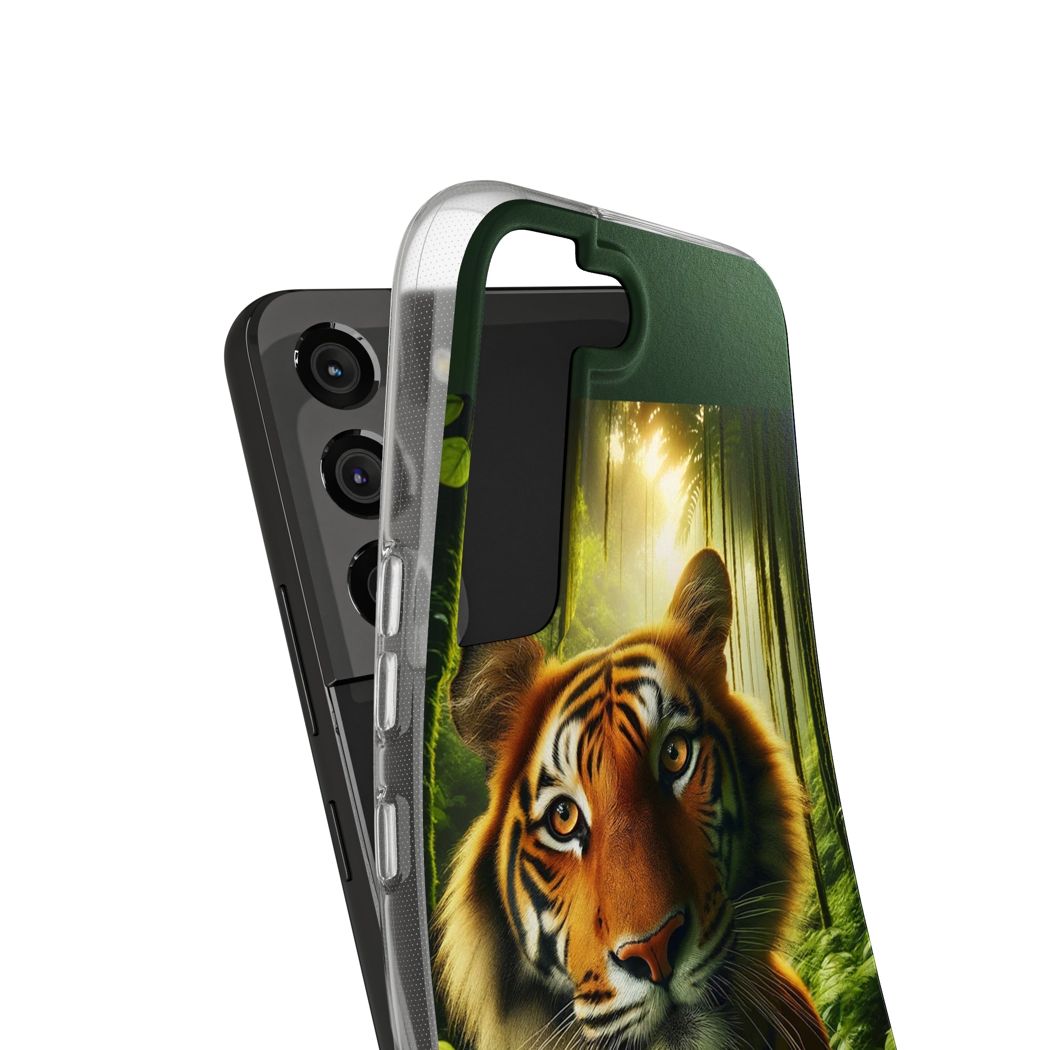 Curious Tiger - Soft Phone Cases