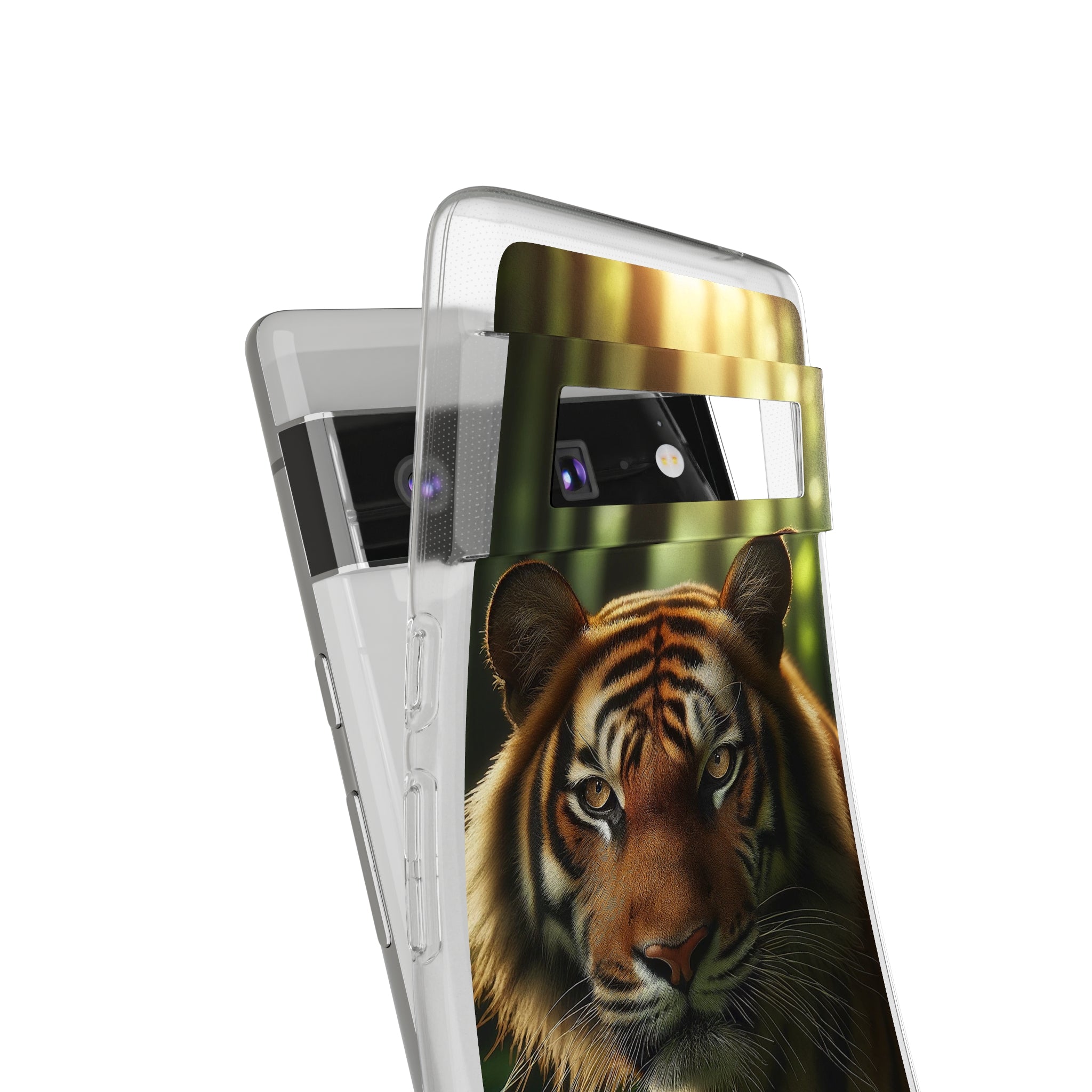 Curious Tiger - Soft Phone Case