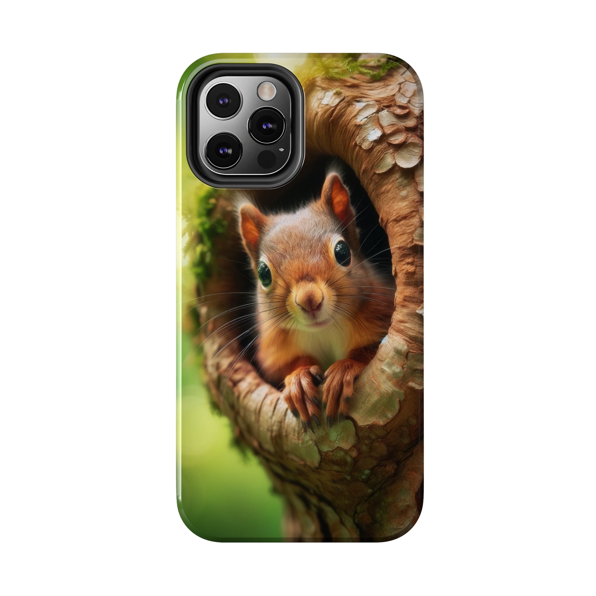 Squirrel in a tree - Tough Phone Case