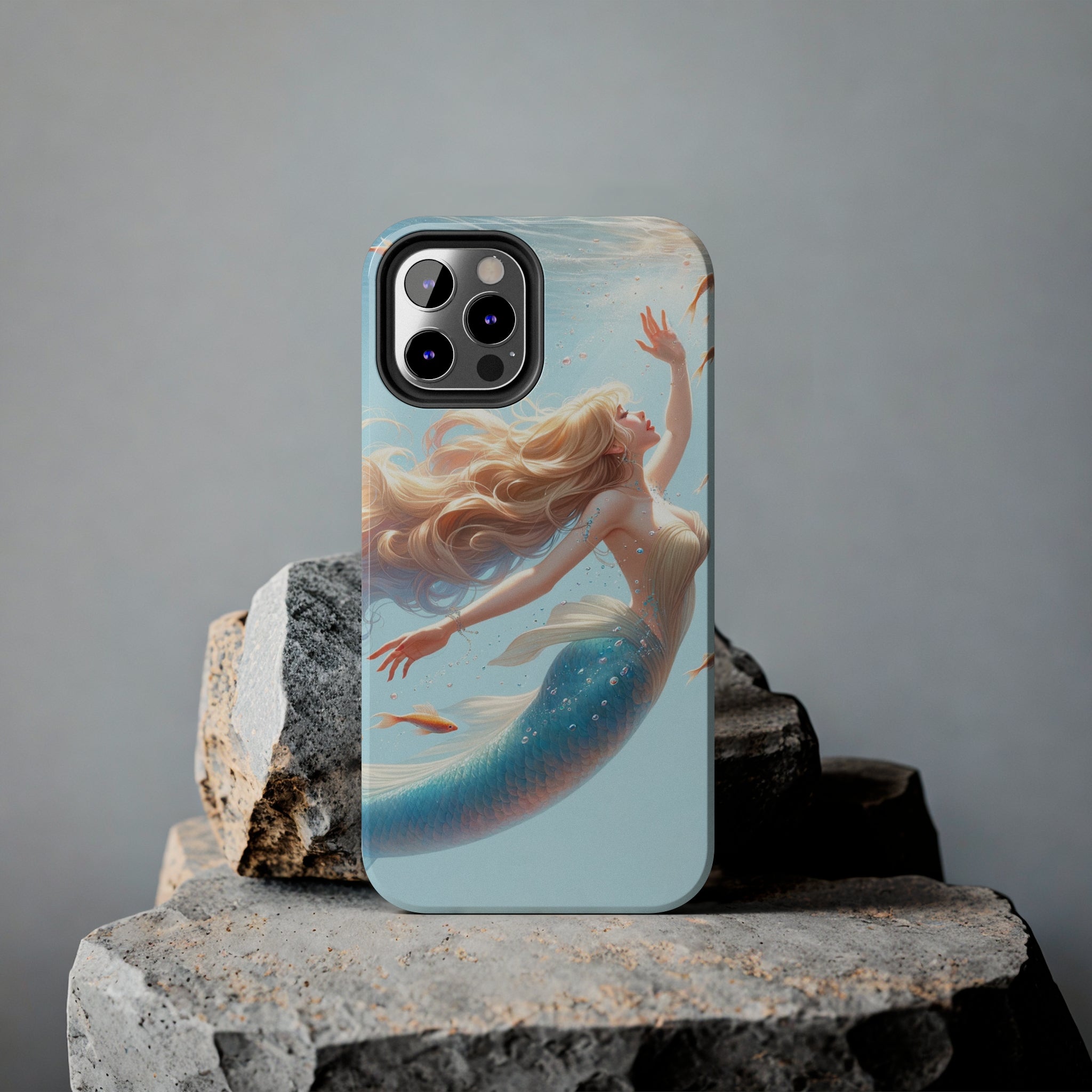 Blond mermaid - Tough Phone Case