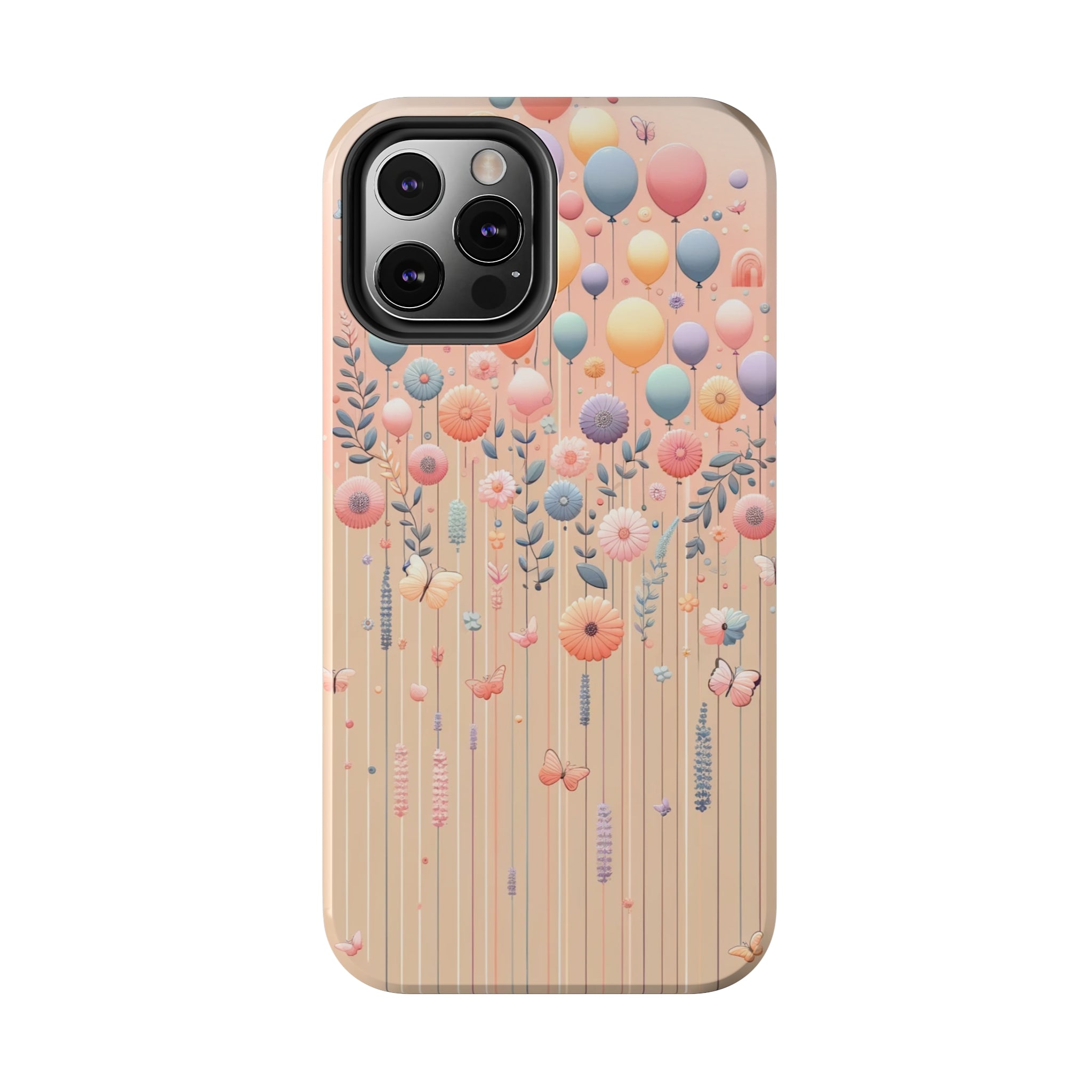 Balloons and flowers - Tough Phone Case