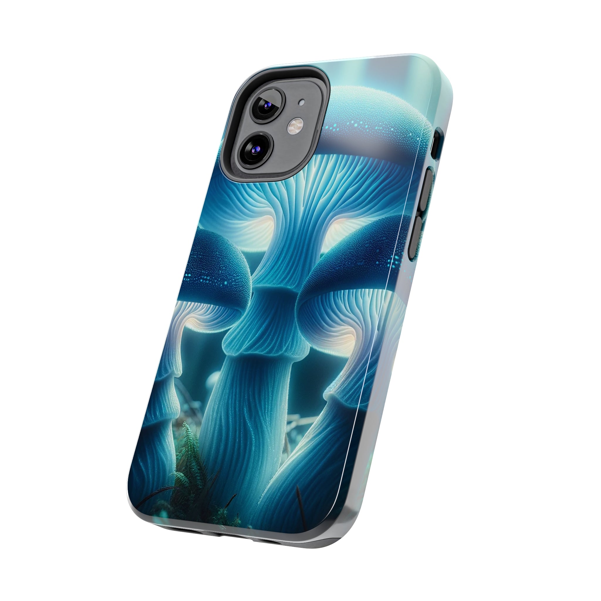 Blue Mushrooms - Tough Phone Case