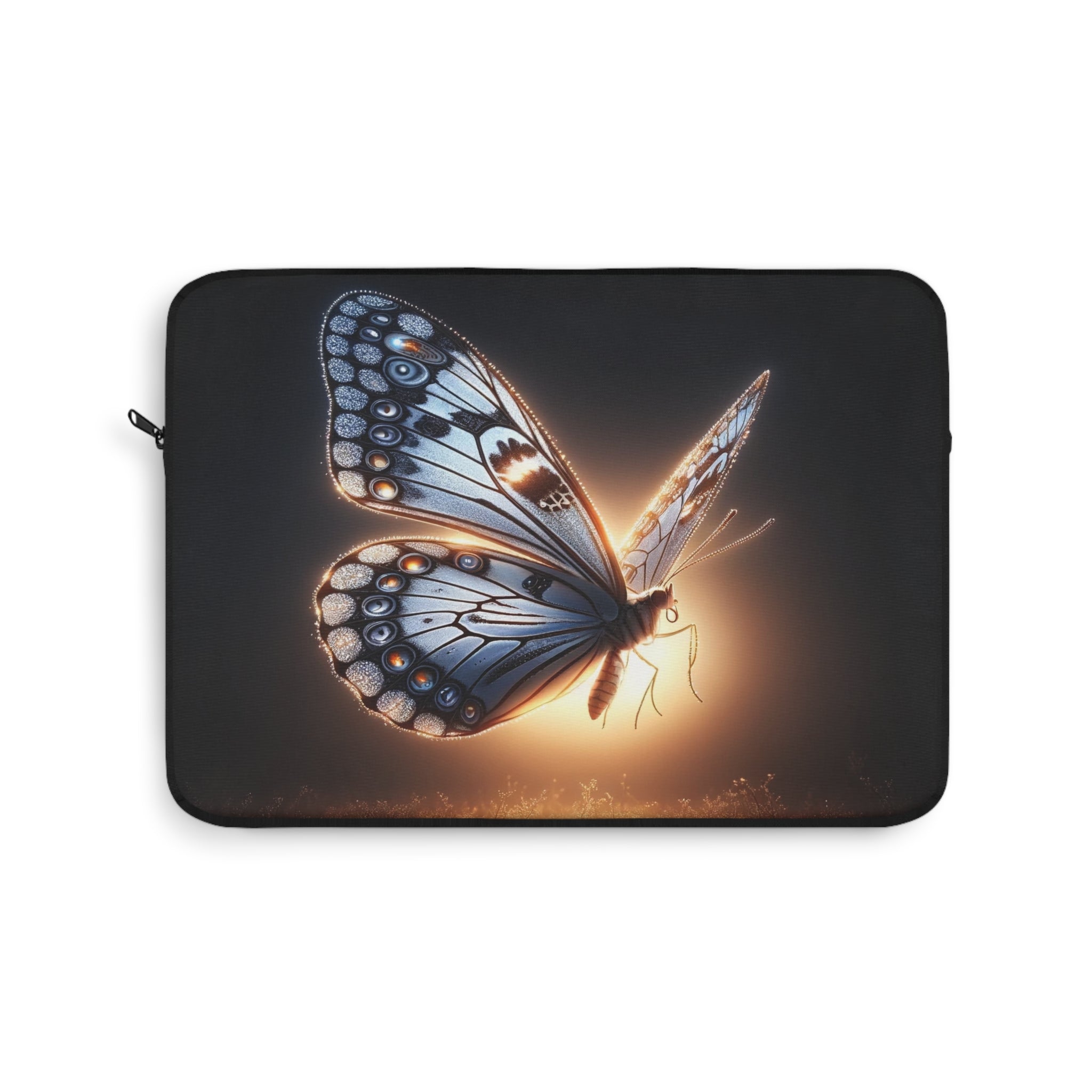 A grey-silver coloured butterfly - Laptop Sleeve