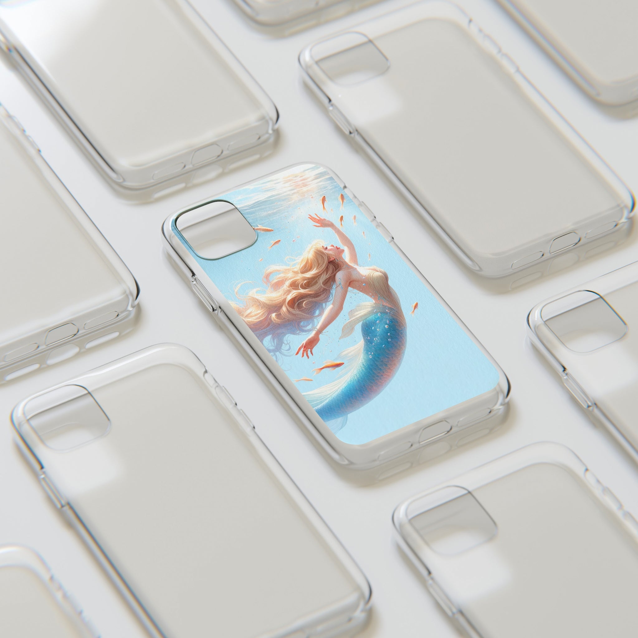 Blond Mermaid - Soft Phone Case