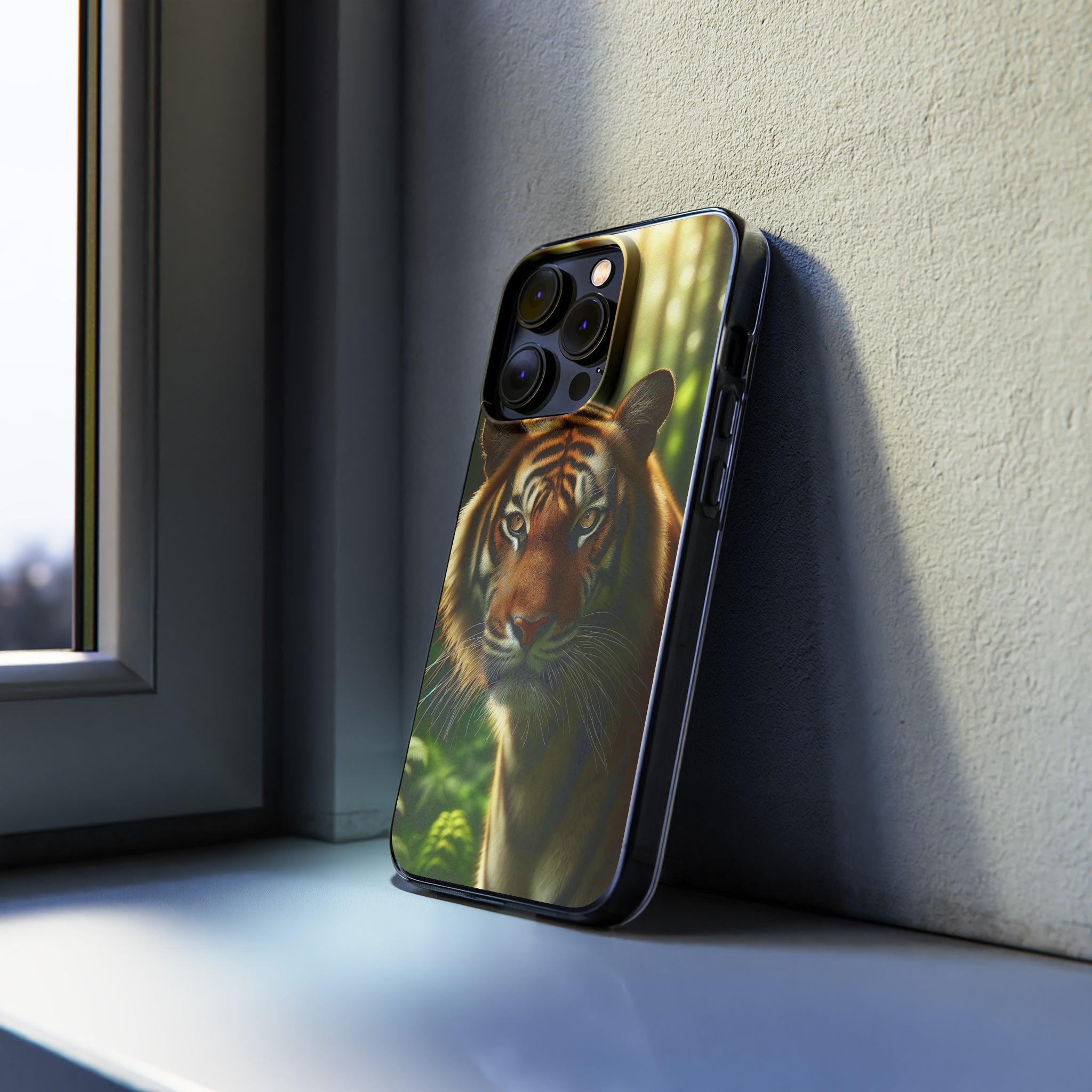 Curious Tiger - Soft Phone Case